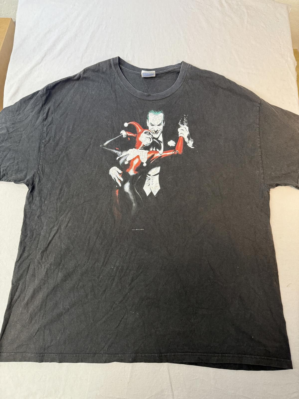 Hanes VTG Graphitti Joker & Harley Quinn T-shirt 1999 DC 3XL Size US XXL / EU 58 / 5 - 1 Thumbnail