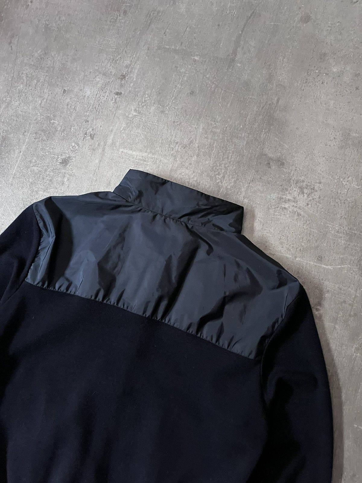 Prada Prada wool nylon navy sweater zip vintage Size US M / EU 48-50 / 2 - 9 Thumbnail