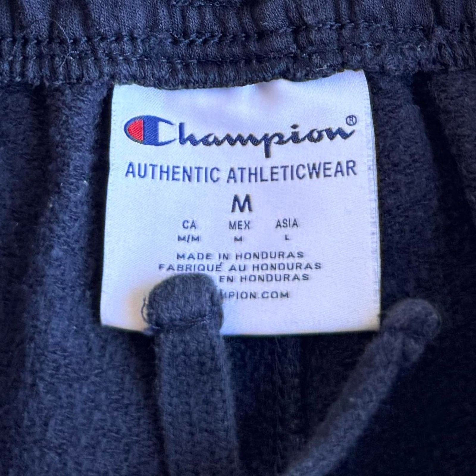 Champion × Vintage Vintage Y2K Champion Navy Blue Technical Cargo Sweatpants Size US 30 / EU 46 - 4 Thumbnail