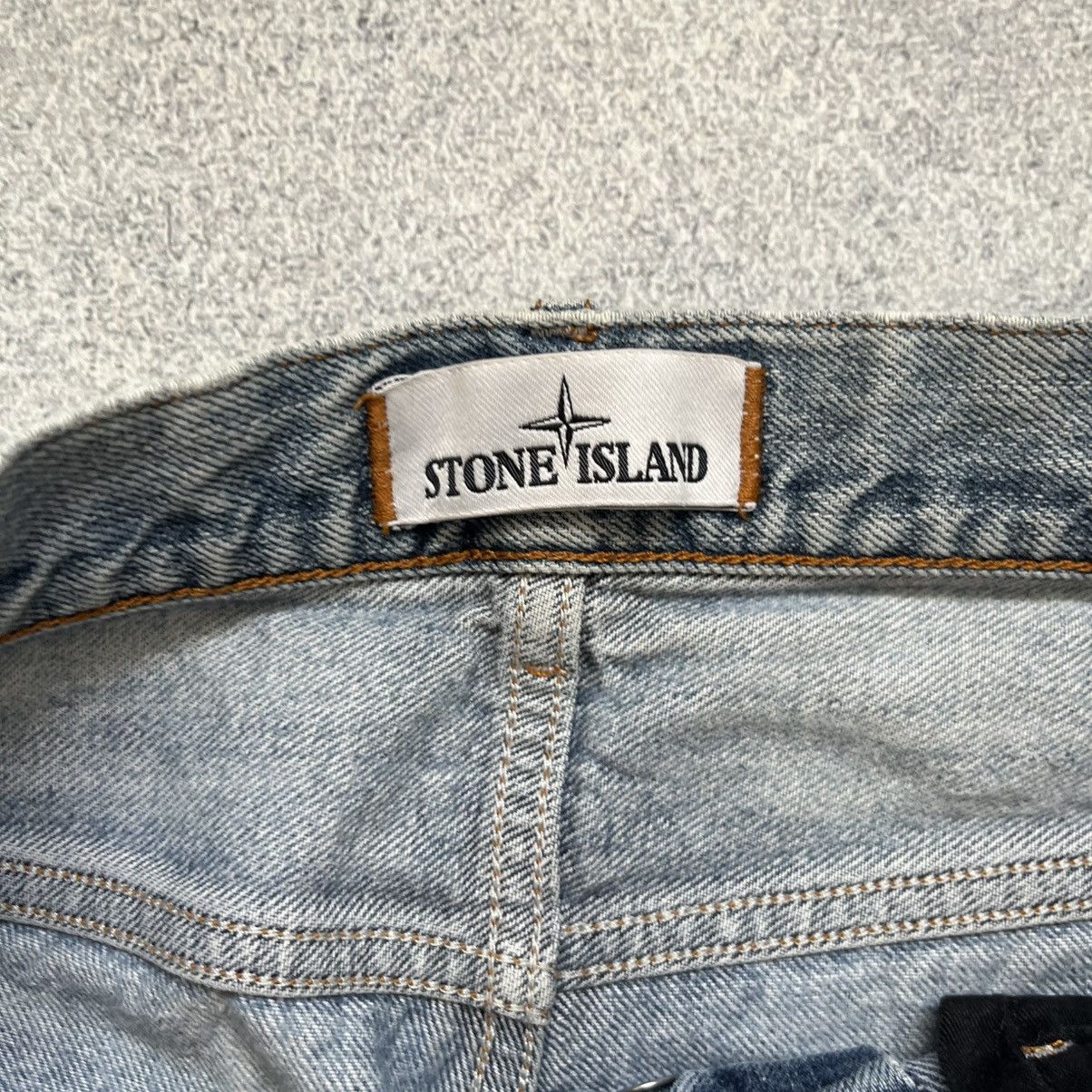 Stone Island STONE ISLAND Jeans Wash Blue Denim Vintage Y2k Affliction Size US 30 / EU 46 - 12 Thumbnail