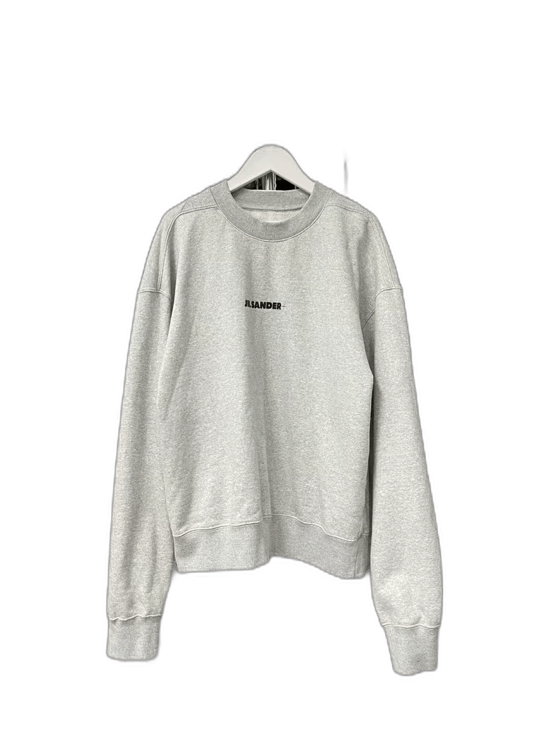 Jil Sander Jil Sander Gray Sweatshirt with Logo Size US M / EU 48-50 / 2 - 1 Thumbnail