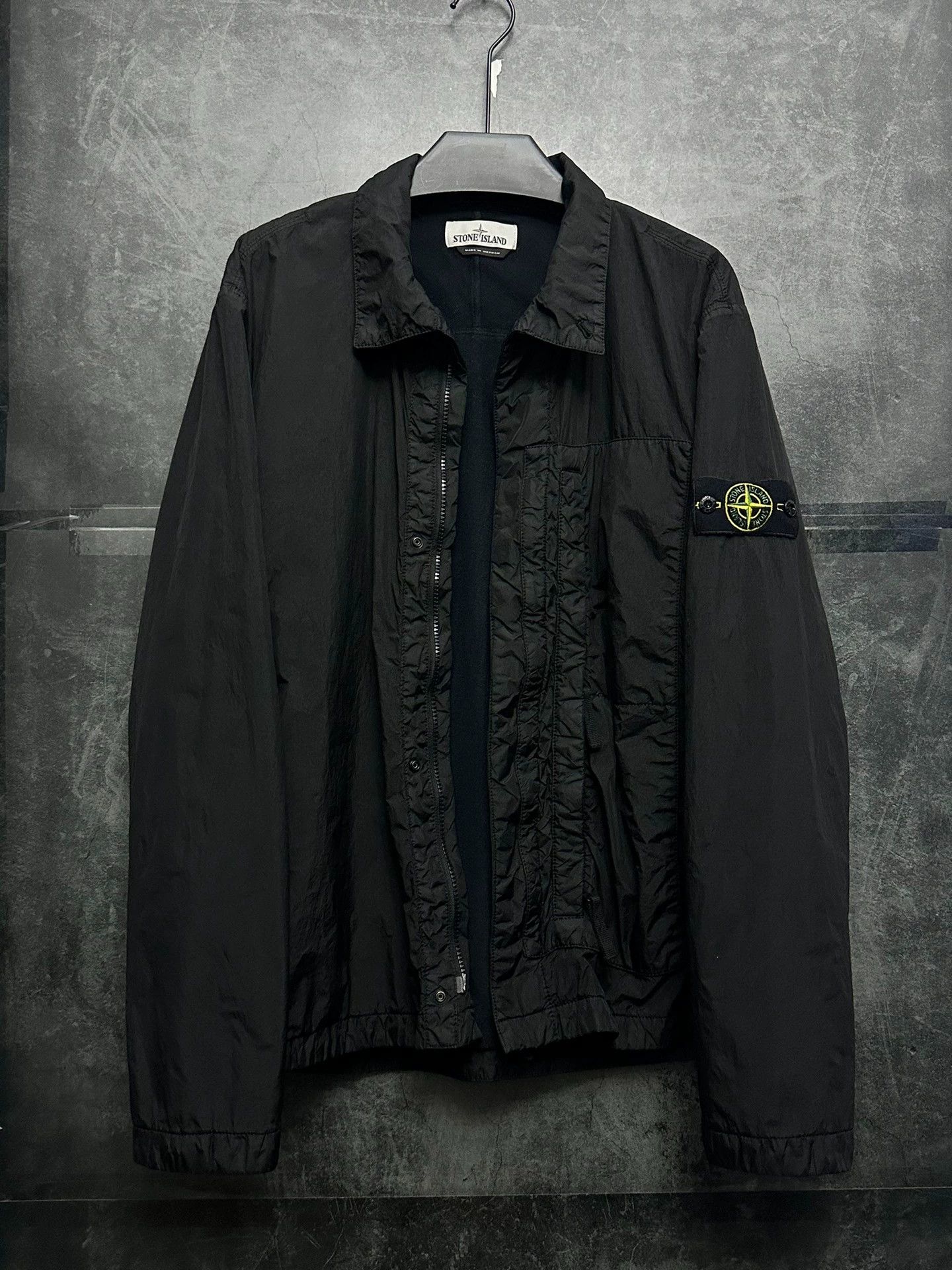 Stone Island Stone Island garment-dyed crinkle nylon-cotton L Size US L / EU 52-54 / 3 - 1 Thumbnail