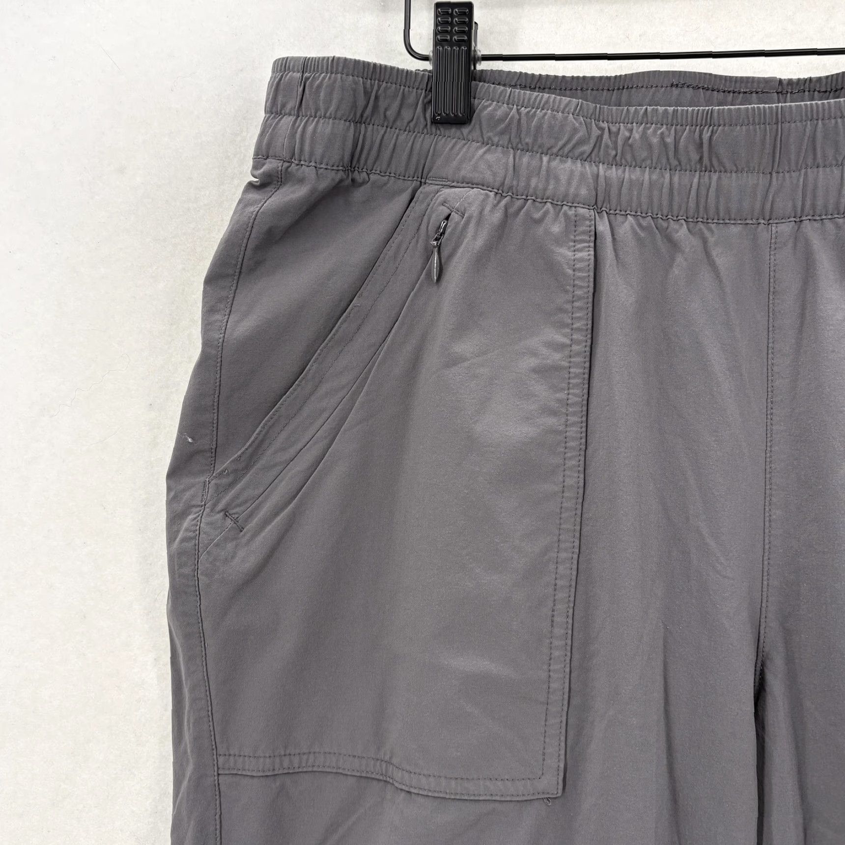 Duluth Trading Company Duluth Flex Sidewinder Lightweight Jogger Pants Womens Large Gray Stretch Trail Size 36" / US 14 / IT 50 - 3 Thumbnail