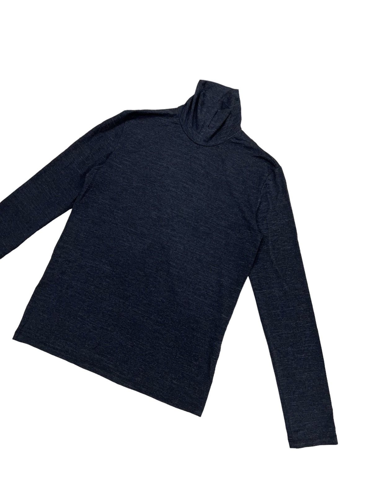 Final Home Steve Jobs Cuff Collar Rayon Blend Long Sleeve Shirt Miyake Size US M / EU 48-50 / 2 - 3 Thumbnail