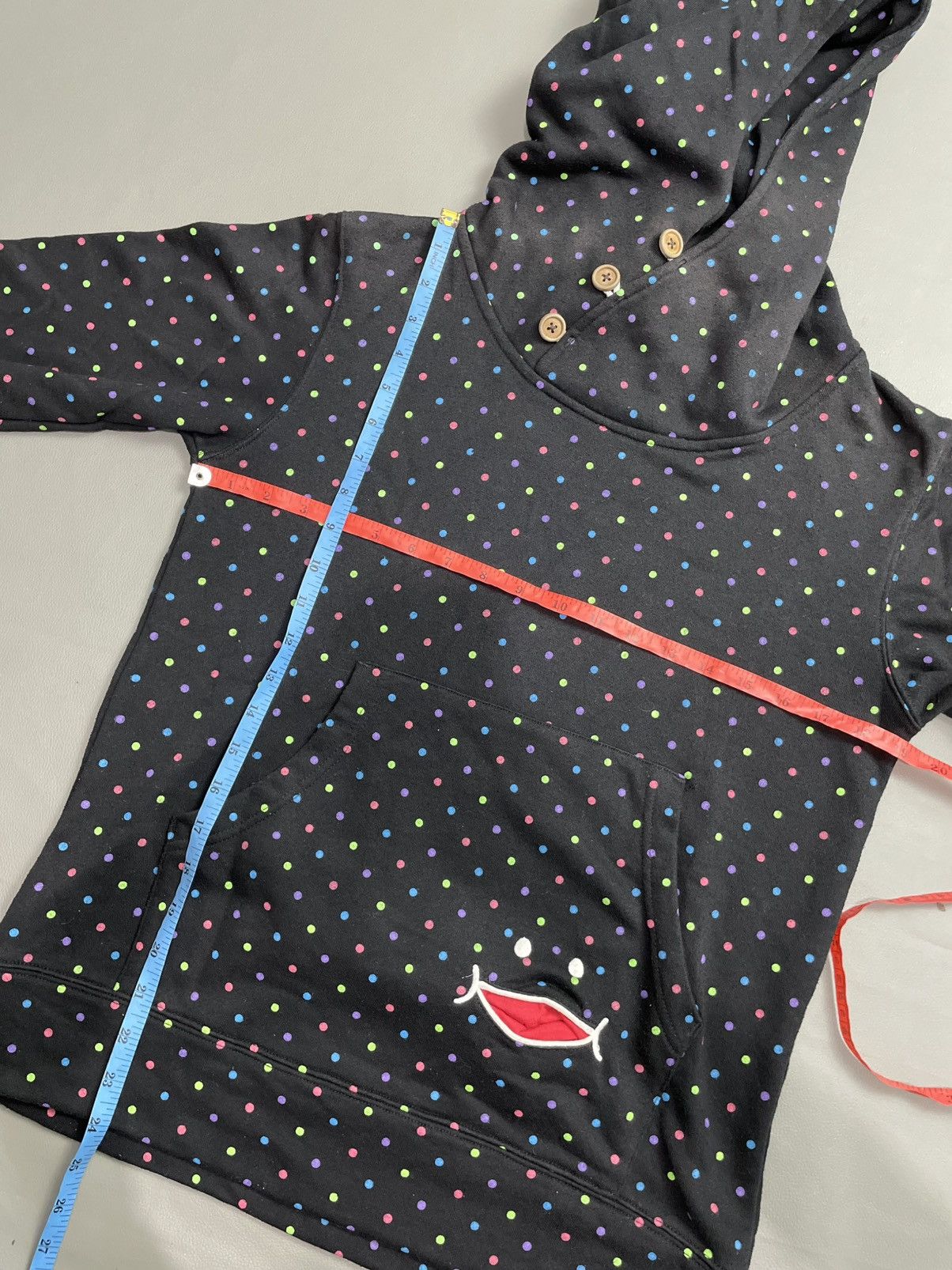 Japanese Brand Up smile Pocket Hoodie Size M / US 6-8 / IT 42-44 - 9 Thumbnail
