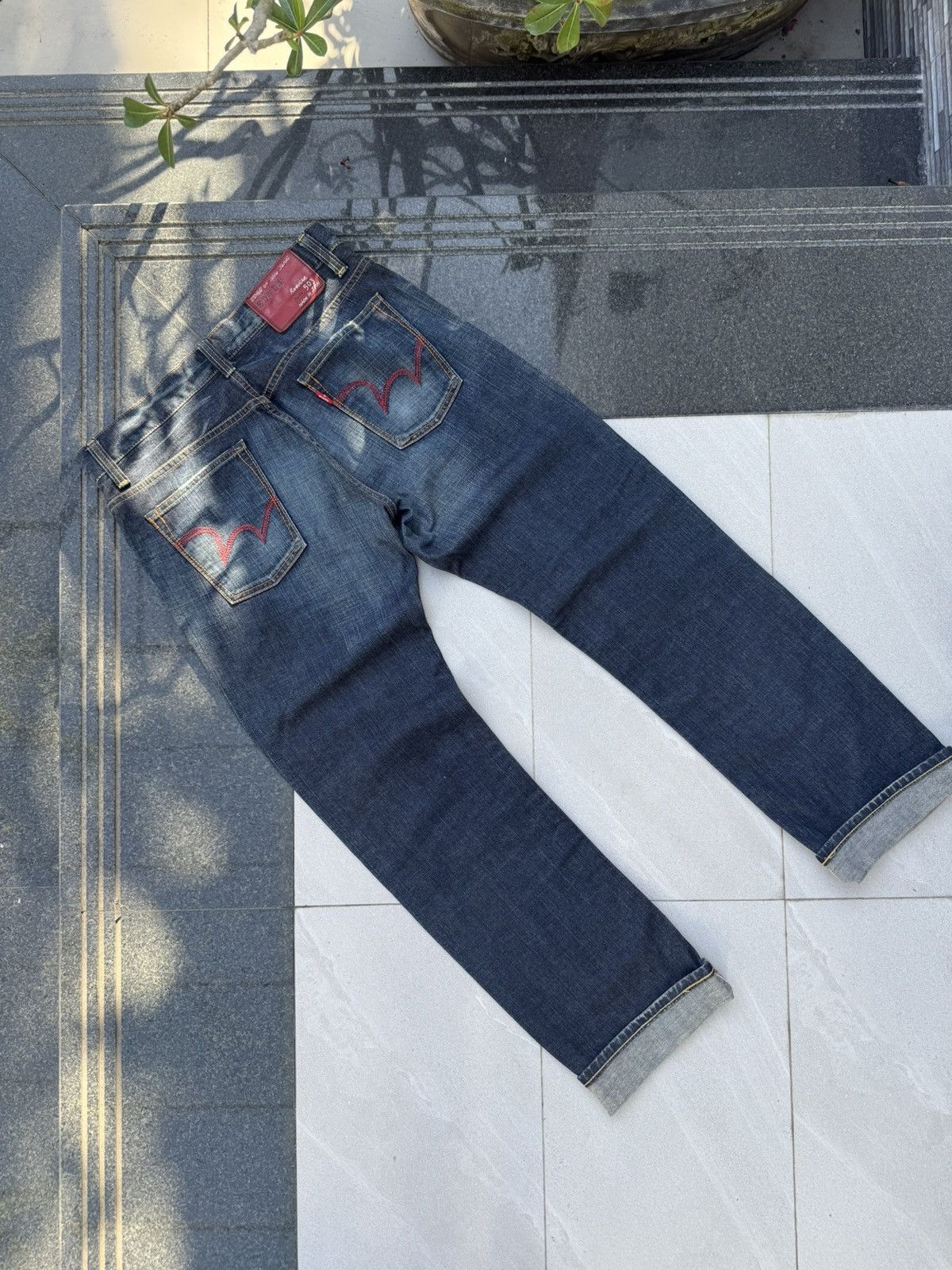 Other 90’s EDWIN RARE POCKET BACK LOGO RETRO Y2K CASUAL DENIM Size US 32 / EU 48 - 1 Thumbnail