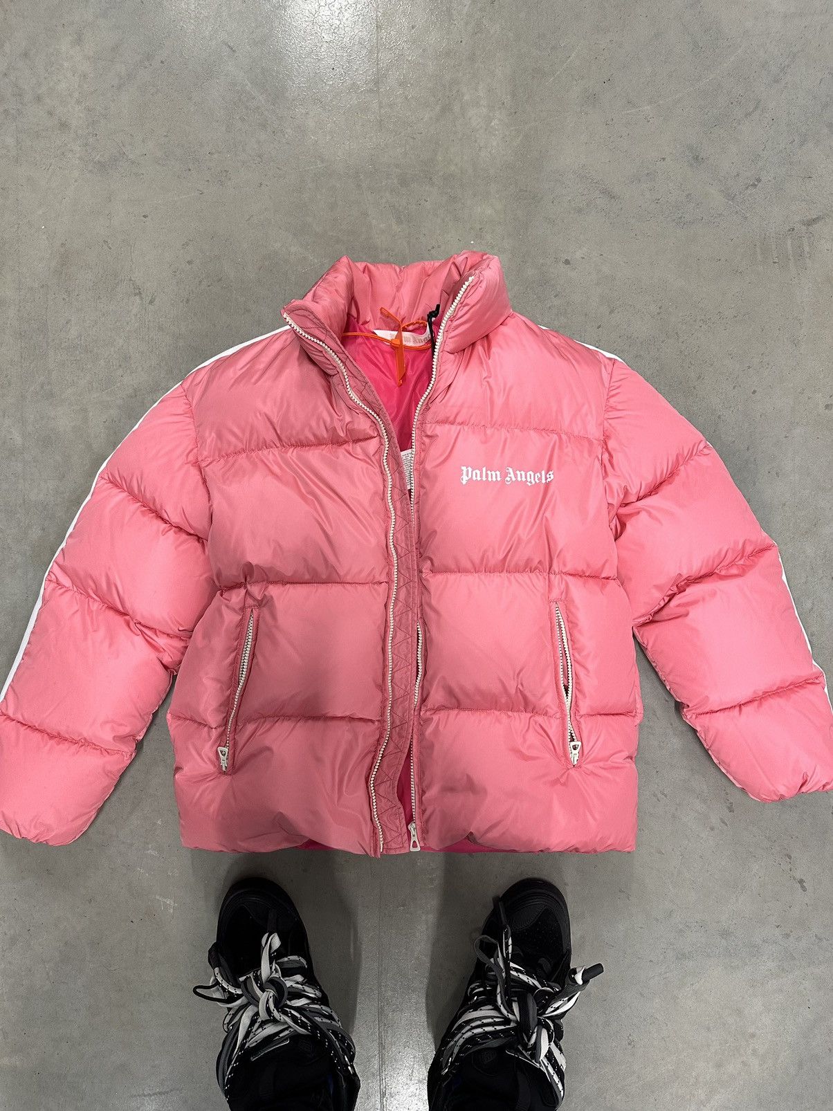 Palm Angels Palm Angels Pink Puffer Jacket Size US S / EU 44-46 / 1 - 1 Thumbnail