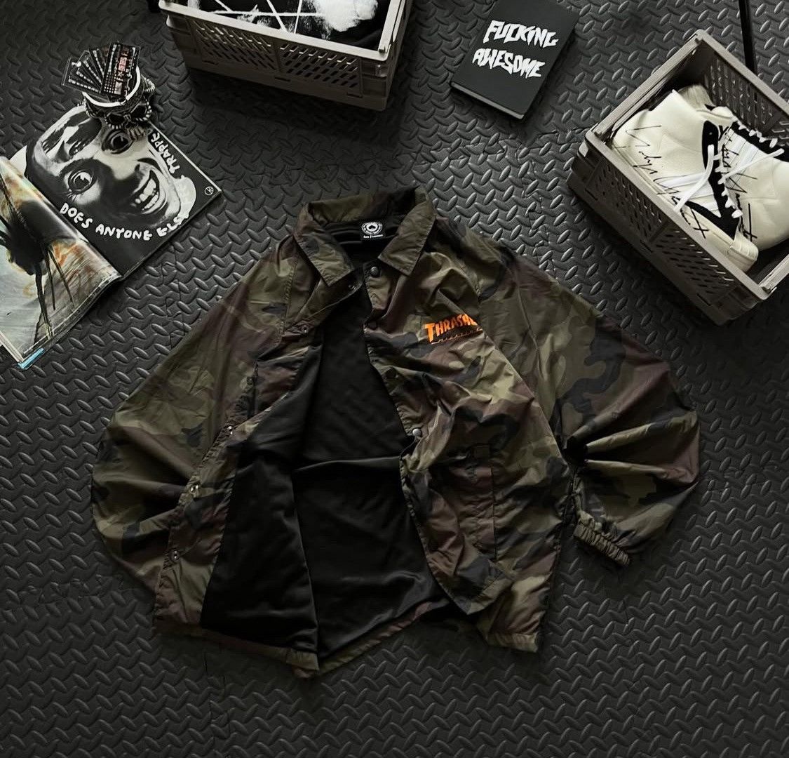 Thrasher THRASHER CAMO SKATEGOAT JACKET Size US M / EU 48-50 / 2 - 6 Thumbnail