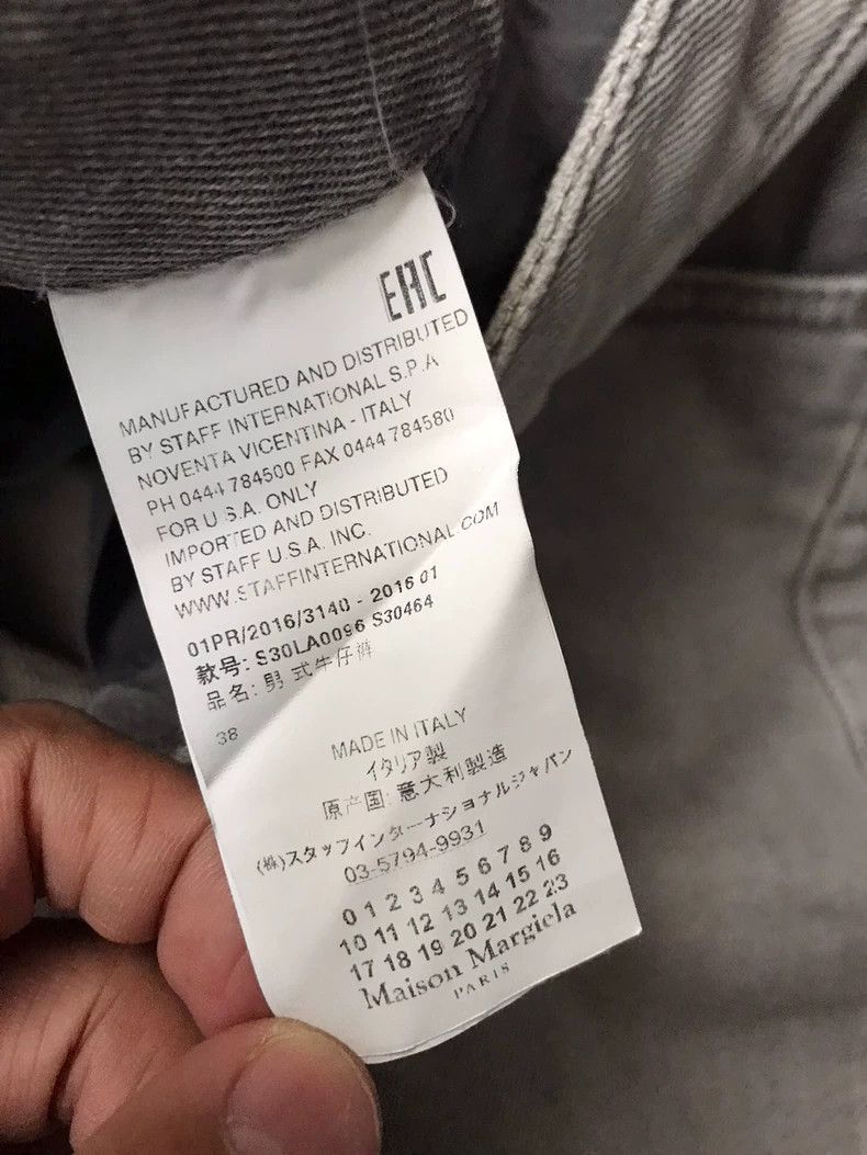 Maison Margiela Martin Margiela Gray Straight Leg Jeans-2506 Size US 38 / EU 54 - 4 Thumbnail
