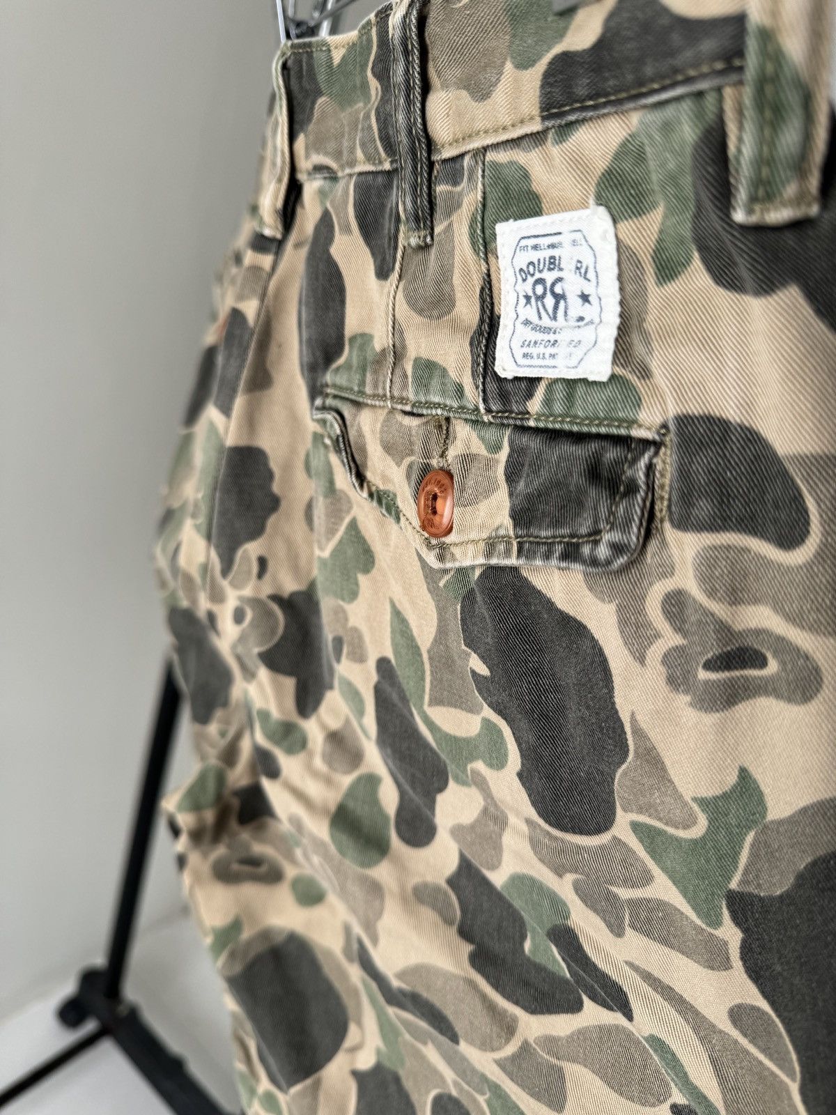 RRL Ralph Lauren Double RL Camo Shorts Size US 29 - 3 Thumbnail