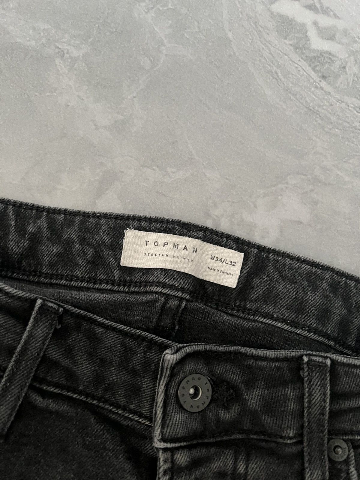 Vintage Crazy Dark Underground Faded Jean / Undercover Style Swag Size US 33 - 4 Thumbnail