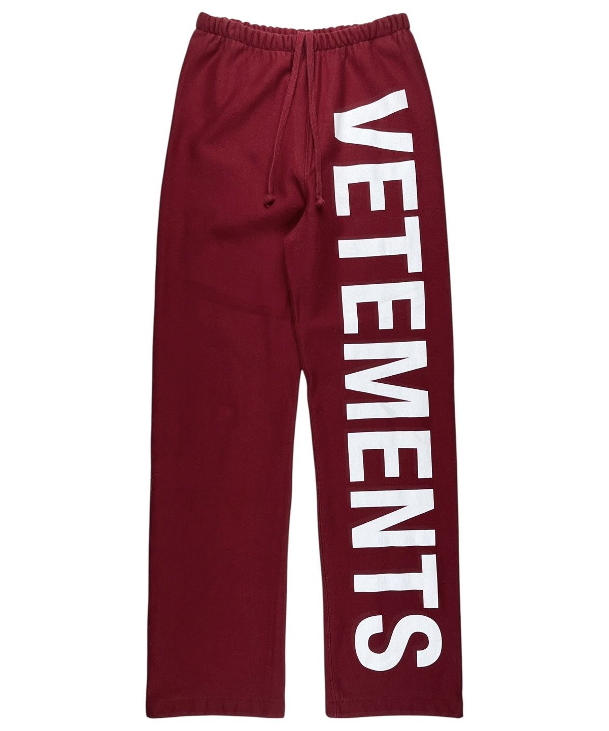 Vetements AW18 Vetements Big Logo Sweatpants Red Size US 28 / EU 44 - 1 Thumbnail