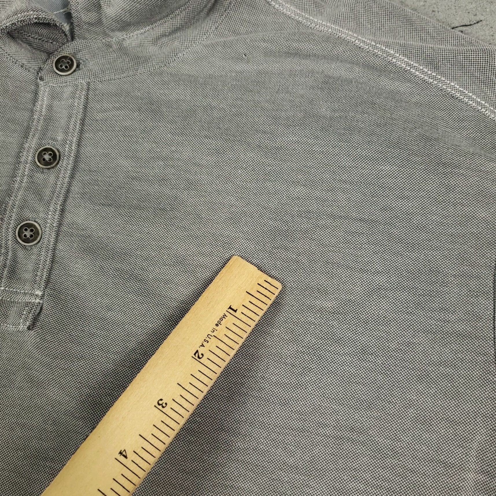 Tommy Bahama Tommy Bahama Polo Shirt Mens L Gray Solid Cotton Blend Short Sleeve Casual Sport Polo Mens Size Large Gray Size US L / EU 52-54 / 3 - 4 Thumbnail