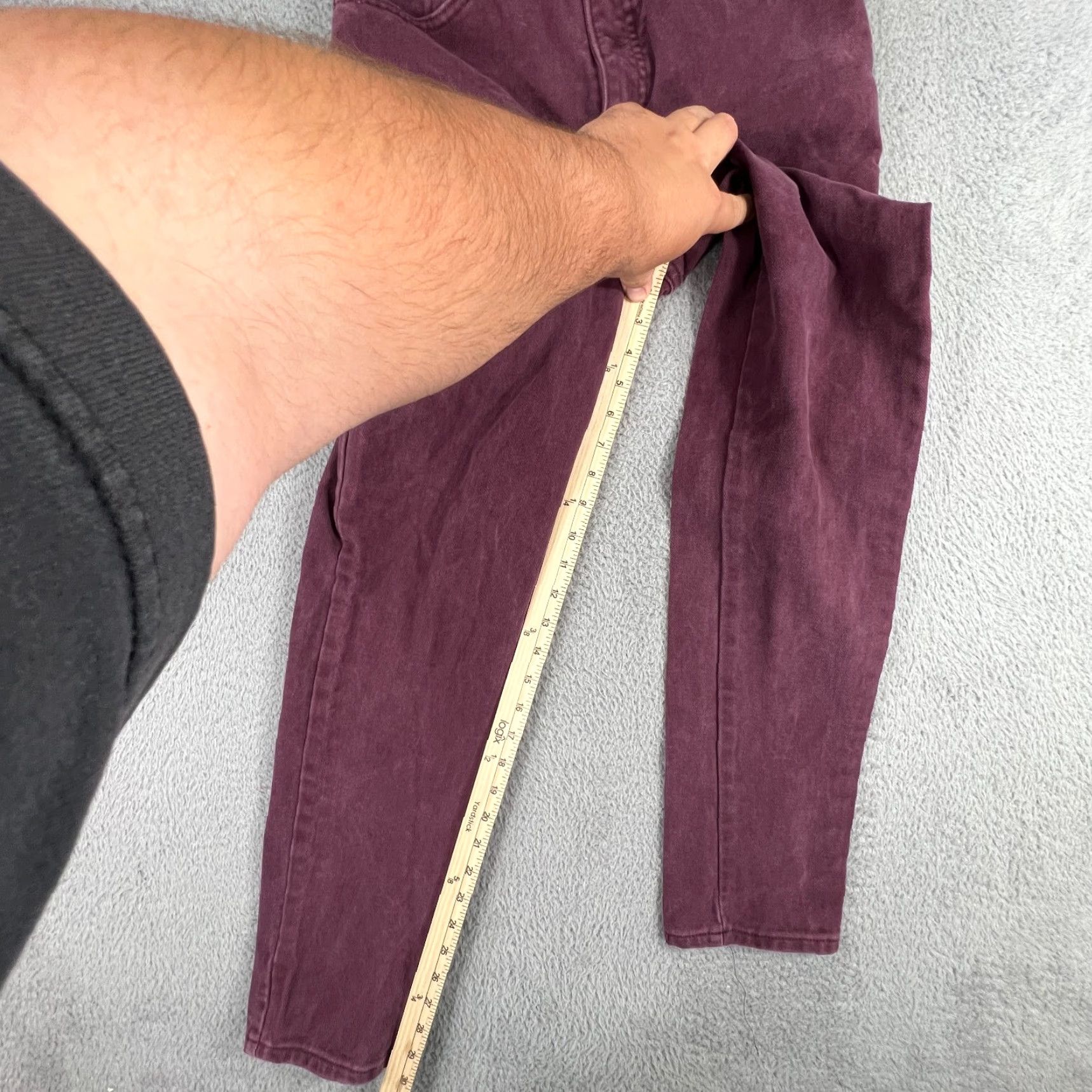 Express VINTAGE Express Jeans Womens 6 Purple 80s Tapered High Rise Mom Pants Size 28" / US 6 / IT 42 - 2 Thumbnail