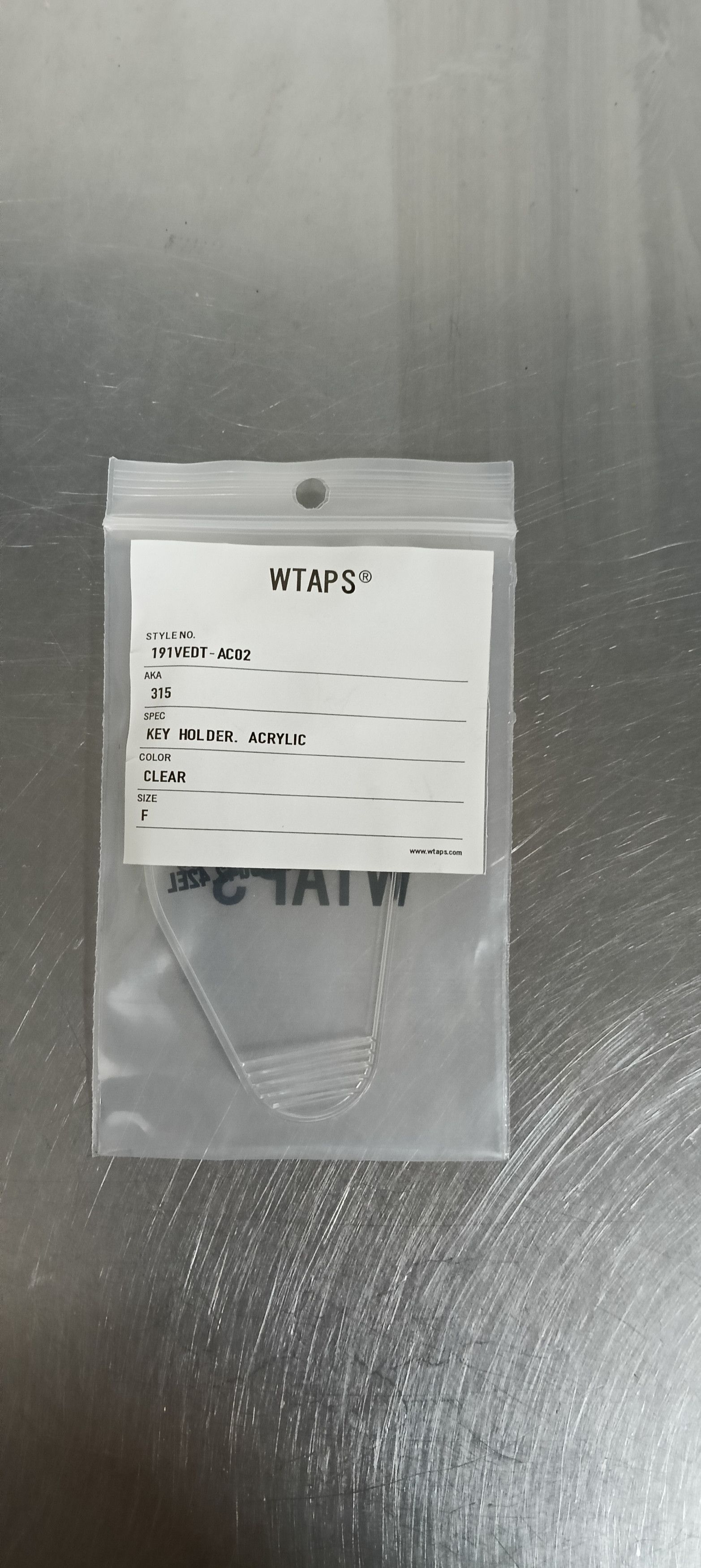 Wtaps WTAPS ACRYLIC KEY HOLDER (KEYCHAIN) Size ONE SIZE - 2 Thumbnail