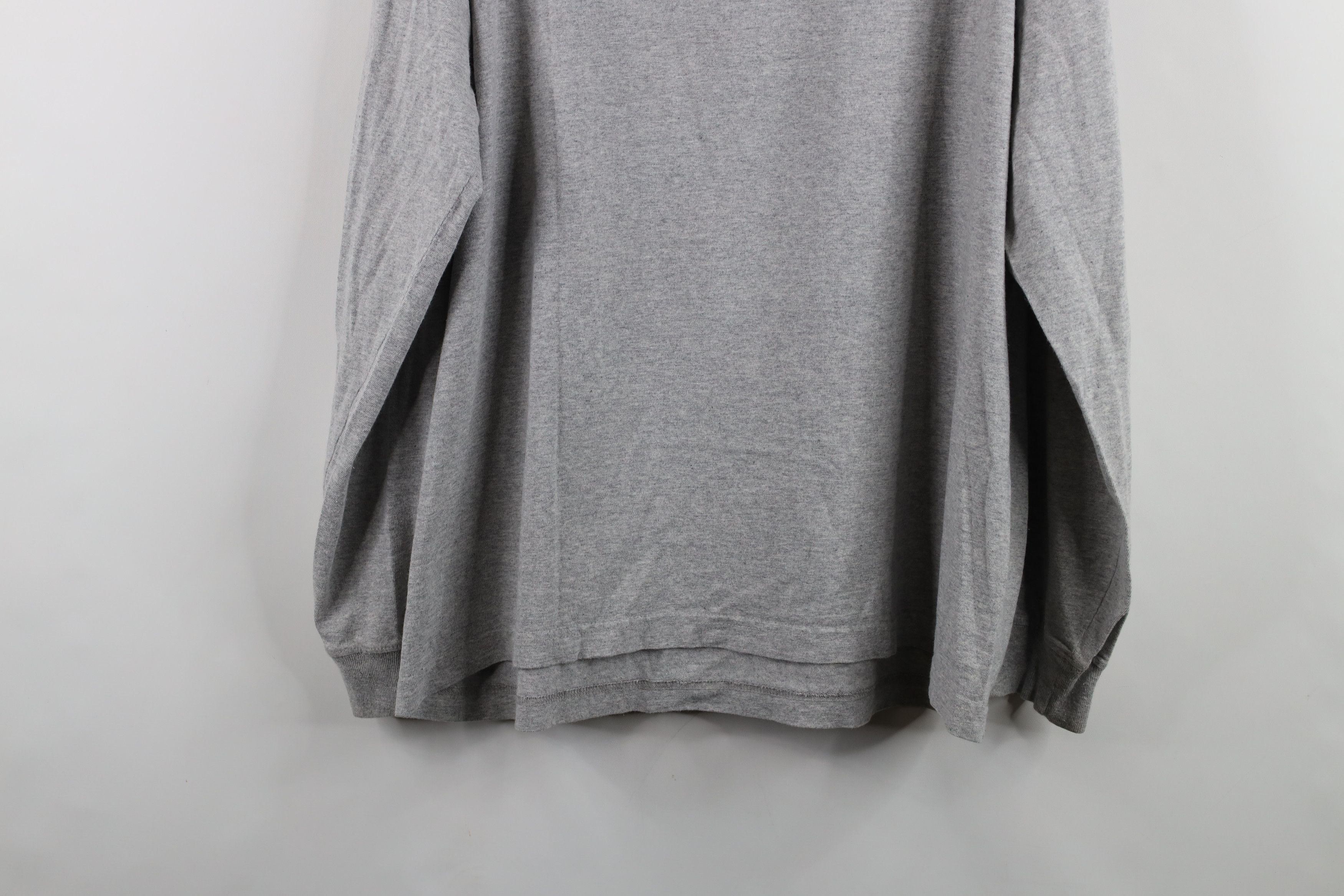 Tommy Hilfiger × Vintage Vintage 90s Tommy Hilfiger Spell Long Sleeve T-Shirt Gray Size US L / EU 52-54 / 3 - 13 Thumbnail