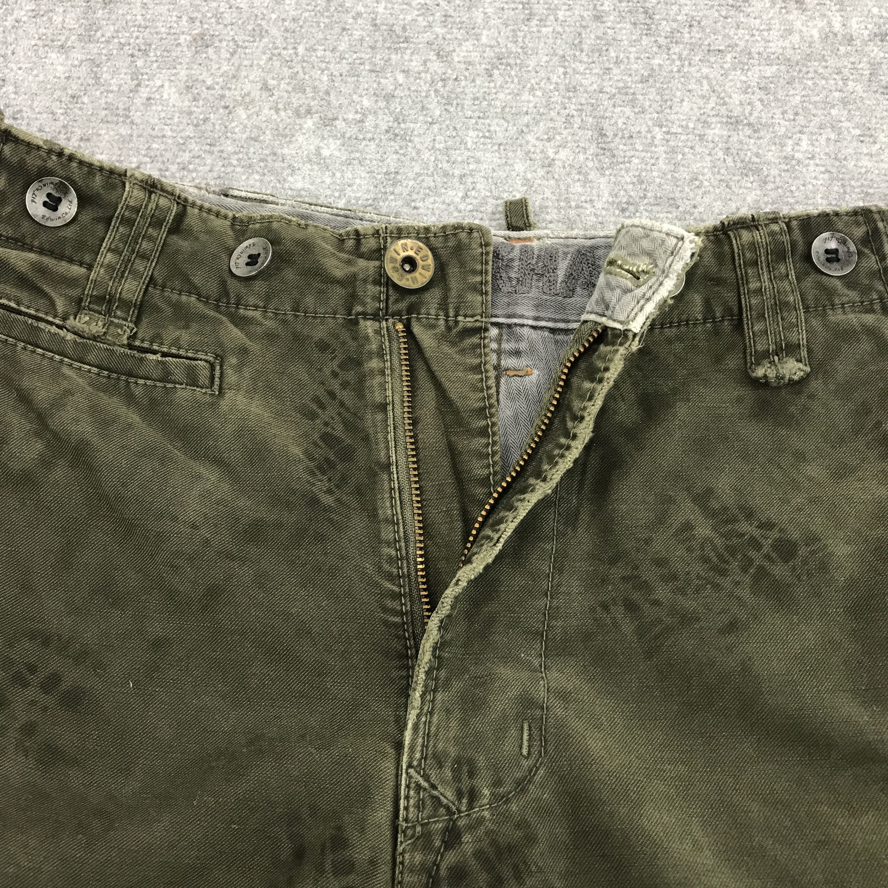 Edwin × If Six Was Nine × Japanese Brand FLARE RARE DESIGN EDWIN BOOTCUT DISTRESSED PANTS Size US 30 / EU 46 - 11 Thumbnail