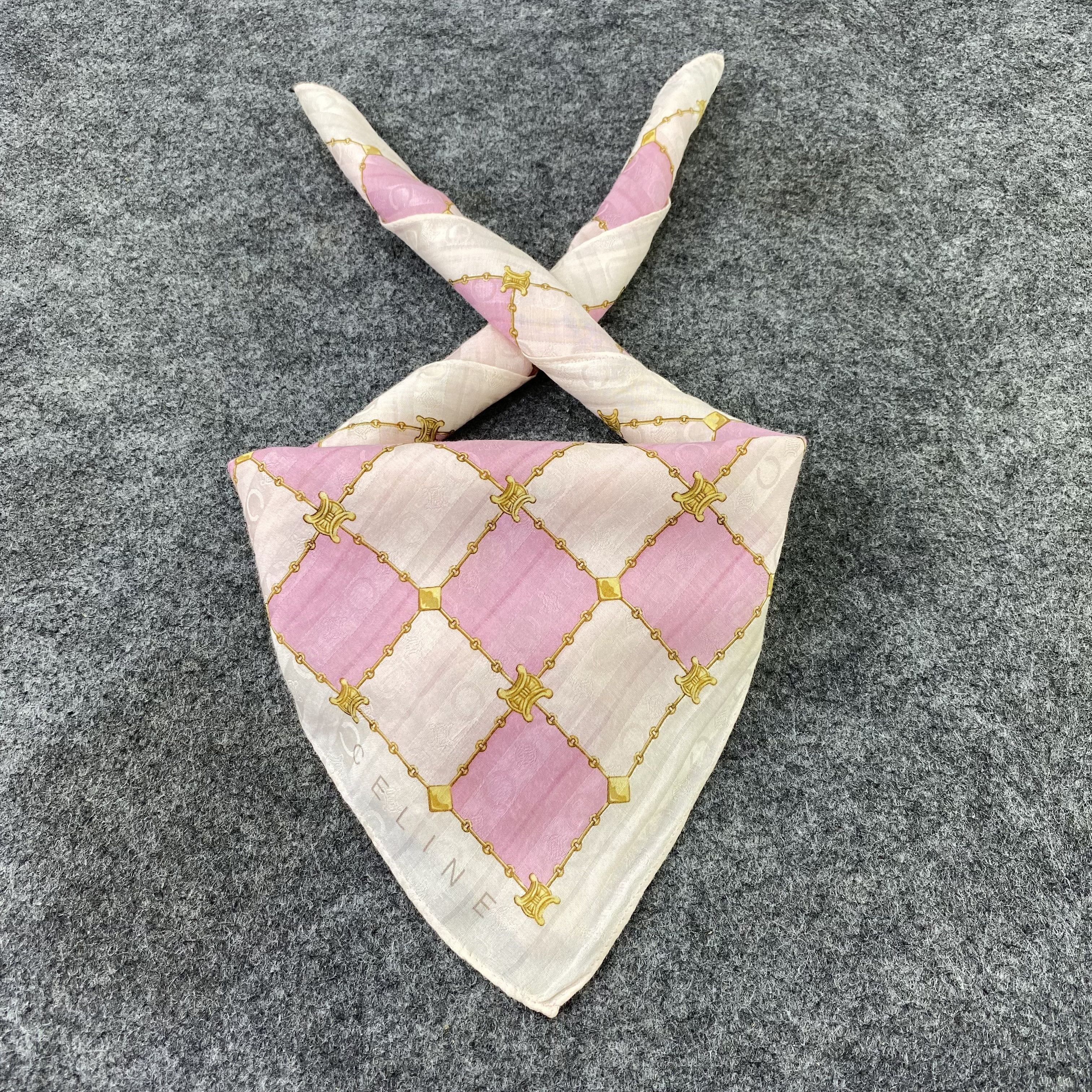 Celine × Vintage Celine Handkerchief / Bandana / NeckerchiefB754 Size ONE SIZE - 2 Thumbnail