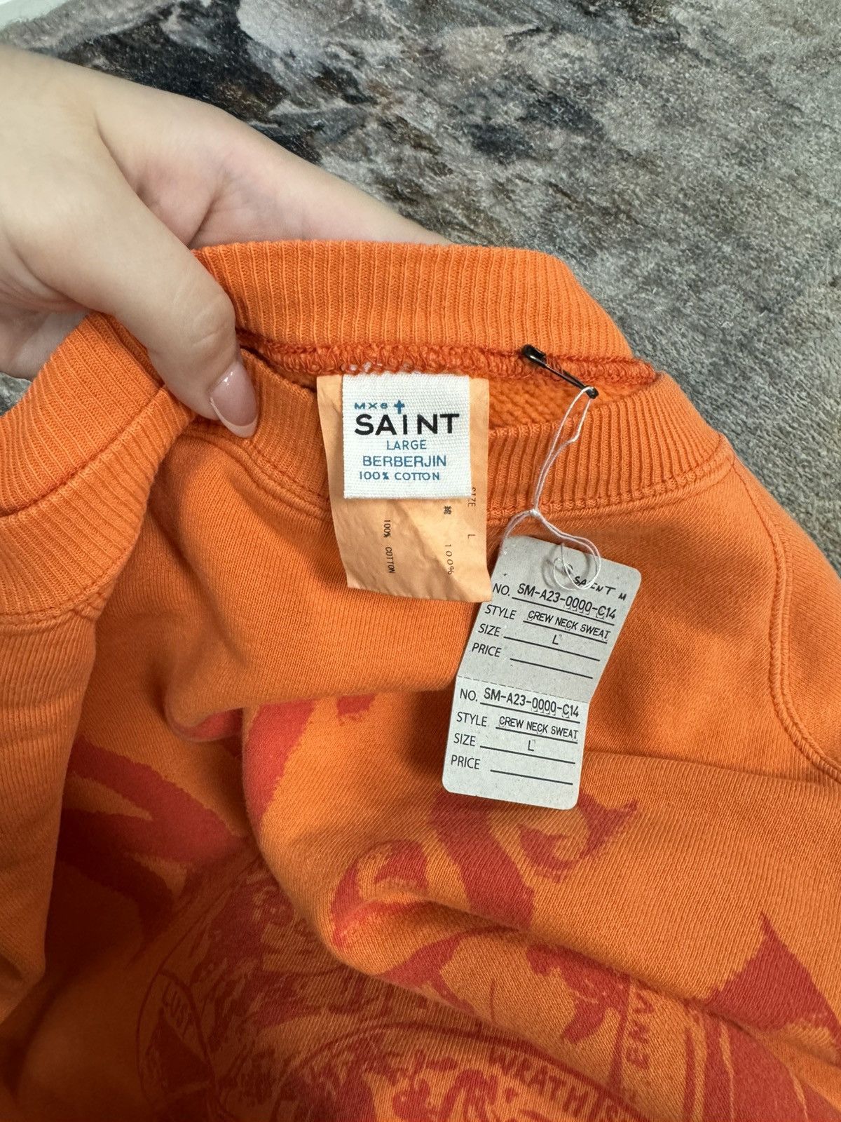 Saint Michael saint michael x berberjin sweatshirt Size US L / EU 52-54 / 3 - 3 Thumbnail