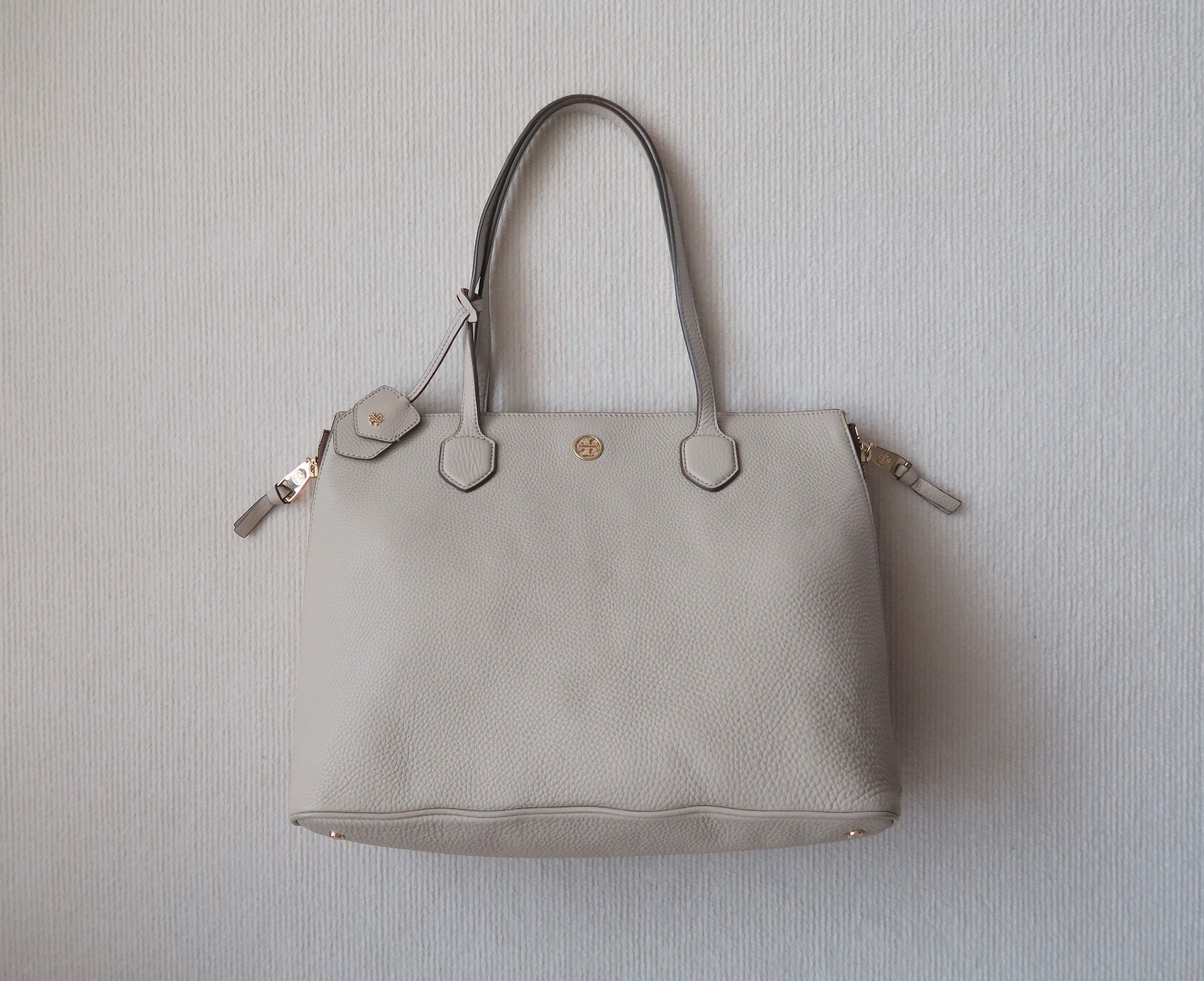 Tory Burch Tory Burch Expandable Robinson Leather Shoulder Tote Handbag Size ONE SIZE - 1 Thumbnail