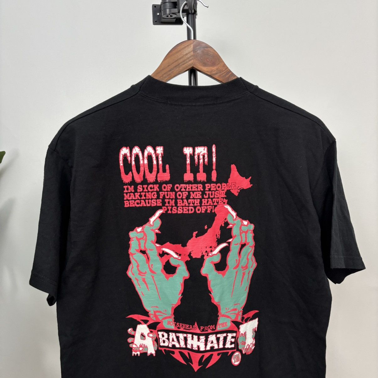 Band Tees × Vintage 90’s Noisehead From The Bath Hate Shirt Thrash Hardcore Band Size US M / EU 48-50 / 2 - 2 Thumbnail