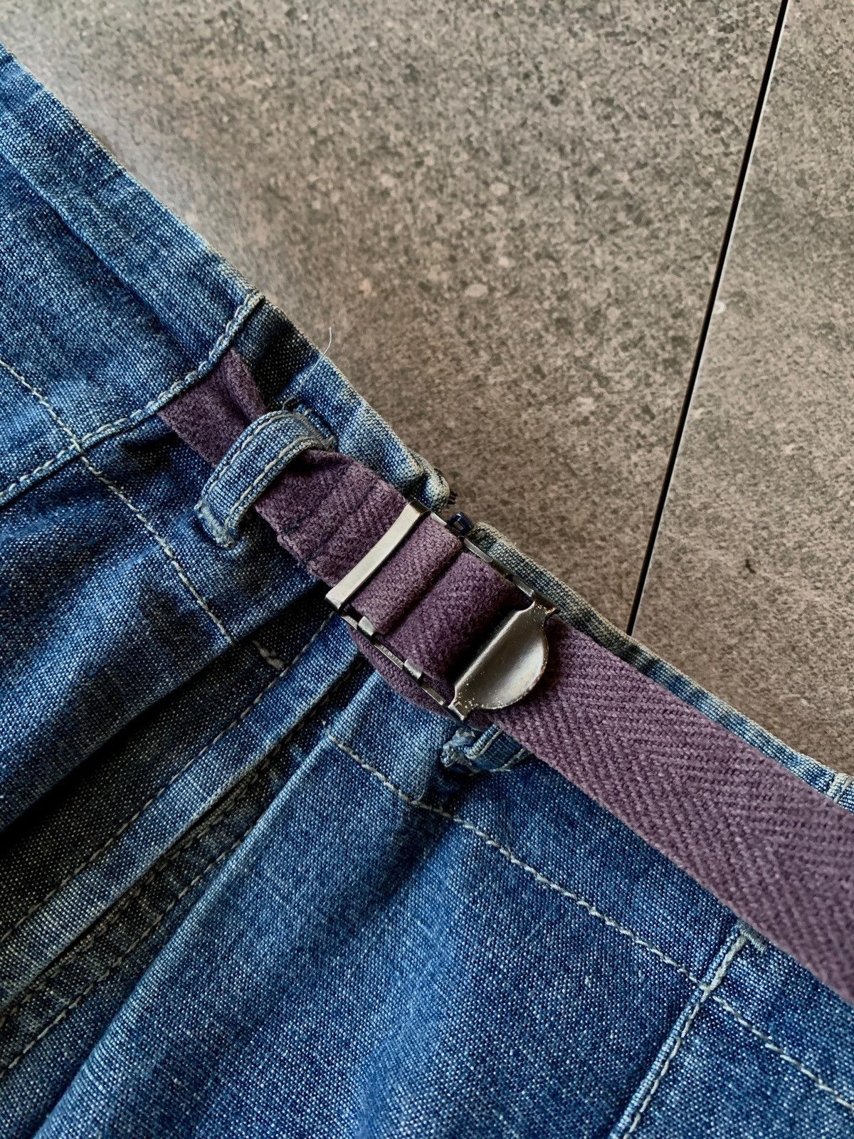 Issey Miyake FREE TAX! 2000s Plantation Cropped Light Denim Pants - 28” Size US 28 / EU 44 - 7 Thumbnail