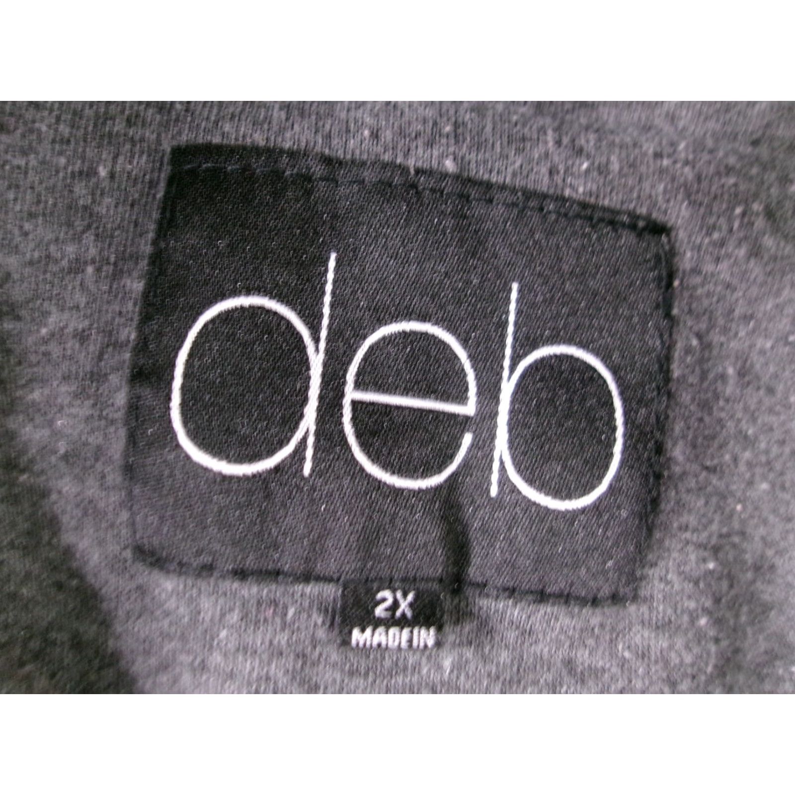 Vintage DEB Jacket Women 2X Gray Double Breasted Causal Capsule Prep Classic Shirt Size XXL / US 16-18 / IT 52-54 - 7 Thumbnail