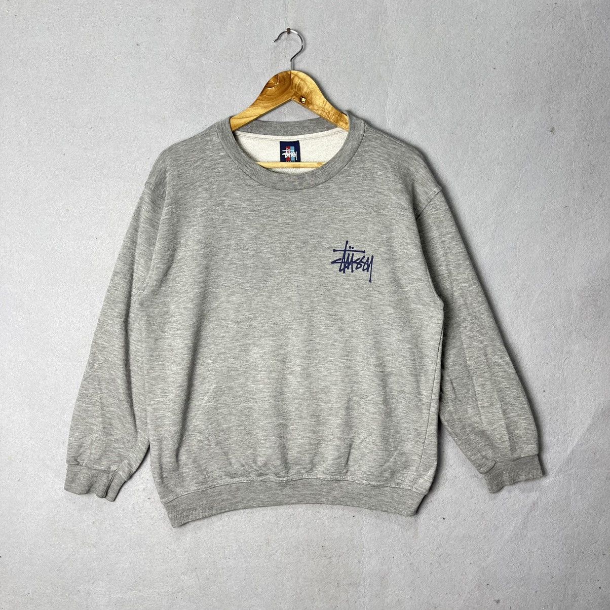Stussy Vintage Stüssy Big Script Back Print Sweatshirt Made in USA Size US L / EU 52-54 / 3 - 3 Thumbnail