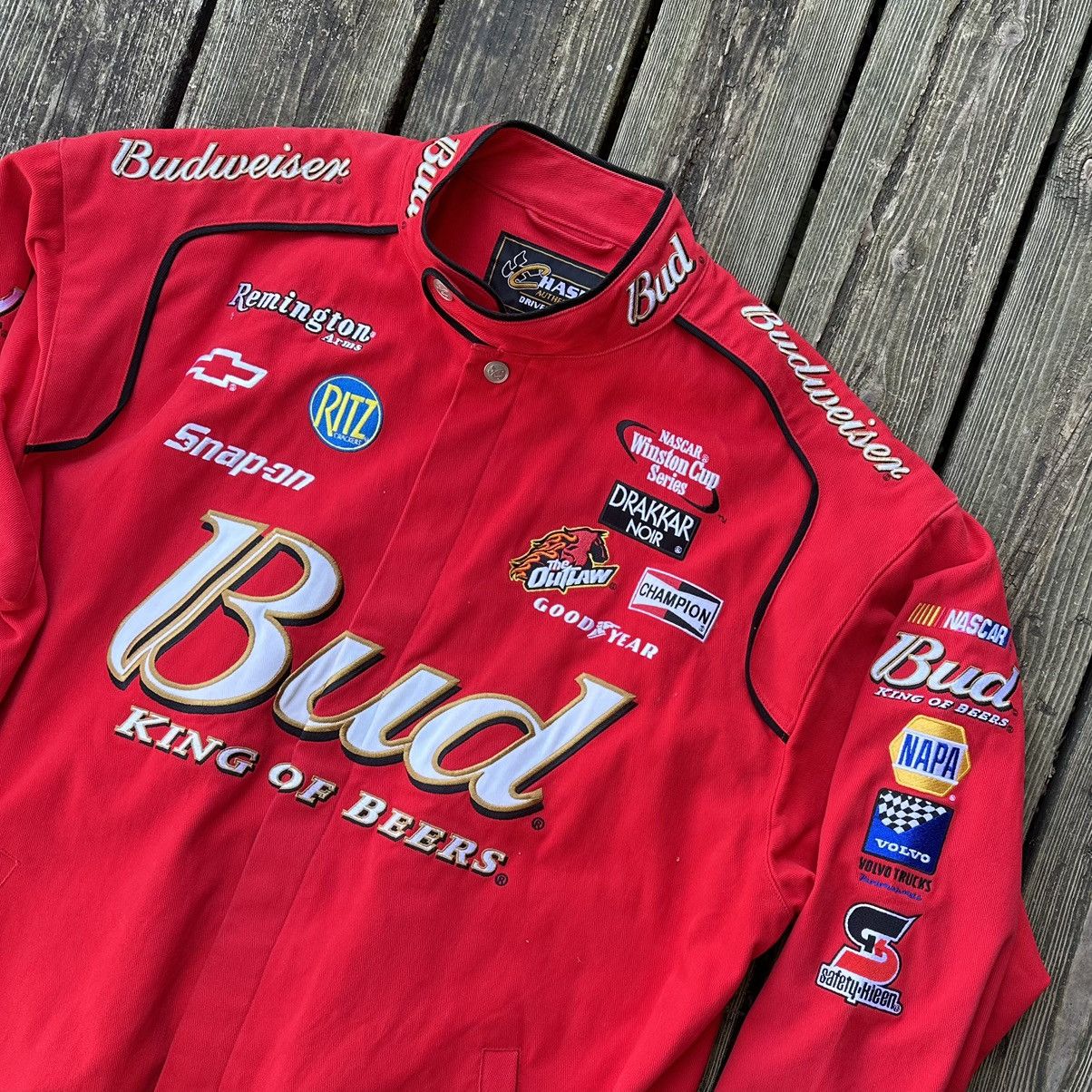 Chase Authentics × Vintage Vintage Dale Earnhardt Budweiser nascar jacket Size US XXL / EU 58 / 5 - 2 Thumbnail