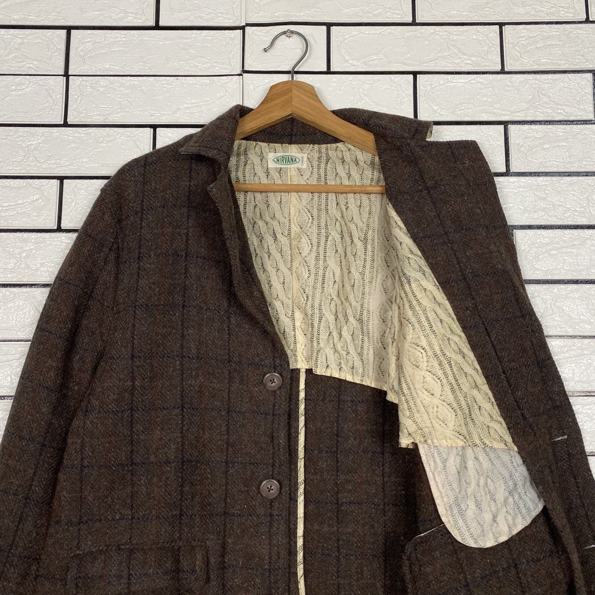 Japanese Brand Vintage Wool Jacket Tartan Blaket Nirvana Issey Miyake Size US L / EU 52-54 / 3 - 13 Thumbnail