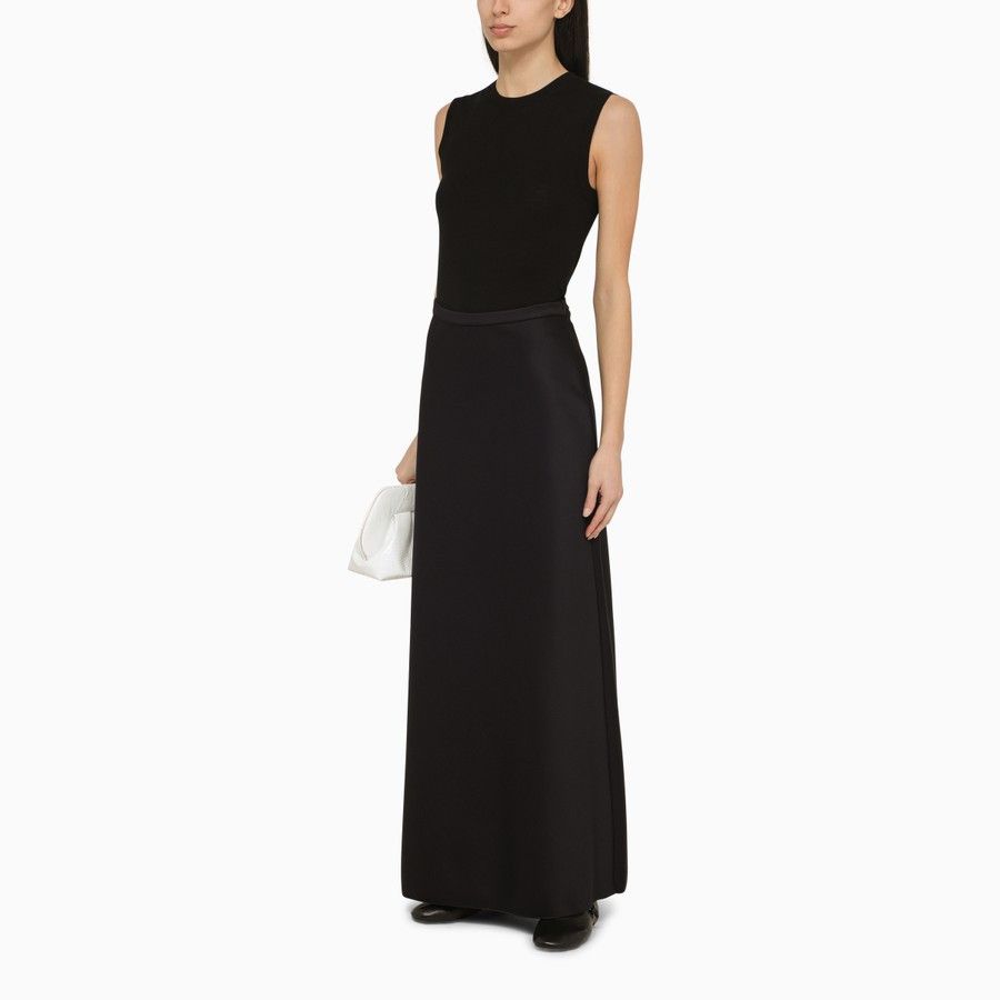 Max Mara o1d2blof0824 Long Skirt in Black Size 27" / US 4 / IT 40 - 2 Thumbnail