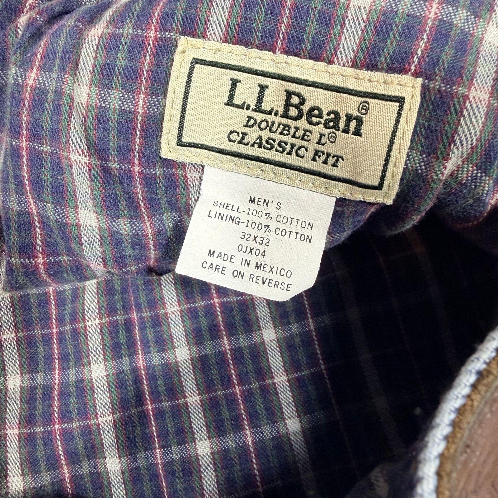 L.L. Bean LL Bean Jeans Mens 32x32 Double L Classic Fit Flannel Lined Size US 32 / EU 48 - 13 Thumbnail