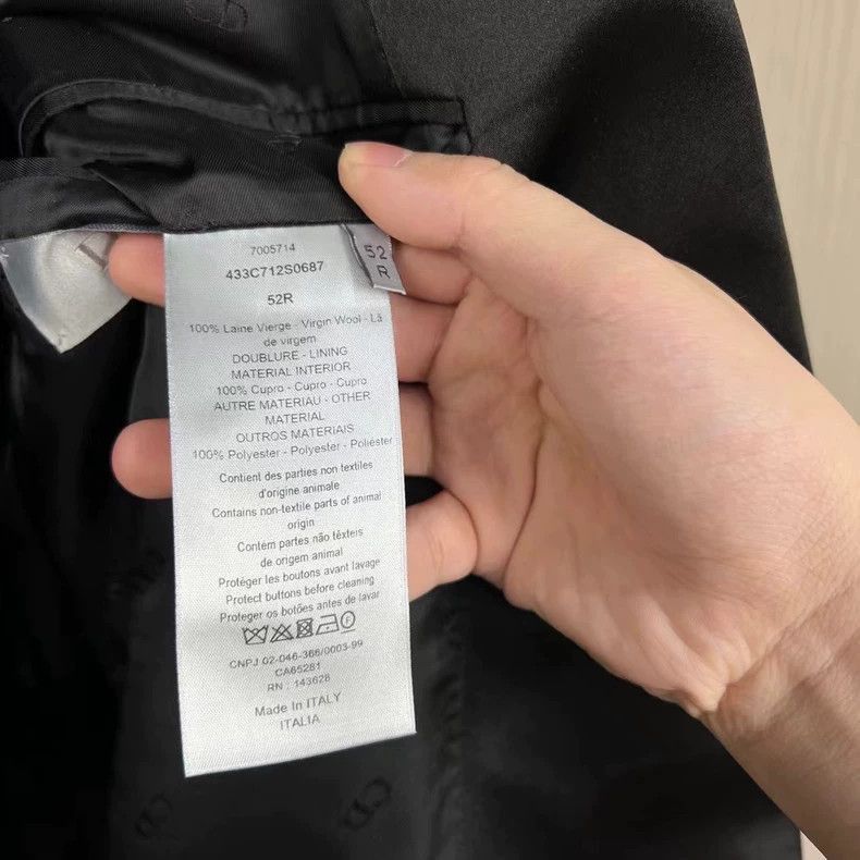 Dior Dior Black Wool Smoking Jacket-2506 Size US L / EU 52-54 / 3 - 6 Thumbnail