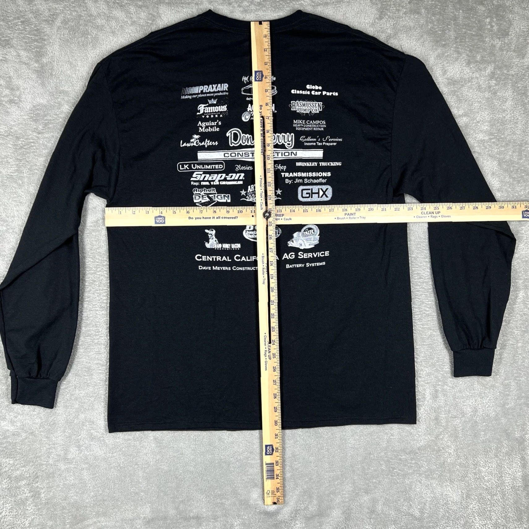 Gildan Bill Babb Memorial Demolition Derby T-Shirt Mens XL Black 3rd Annual 2015 Long Sleeve Size US XL / EU 56 / 4 - 6 Thumbnail