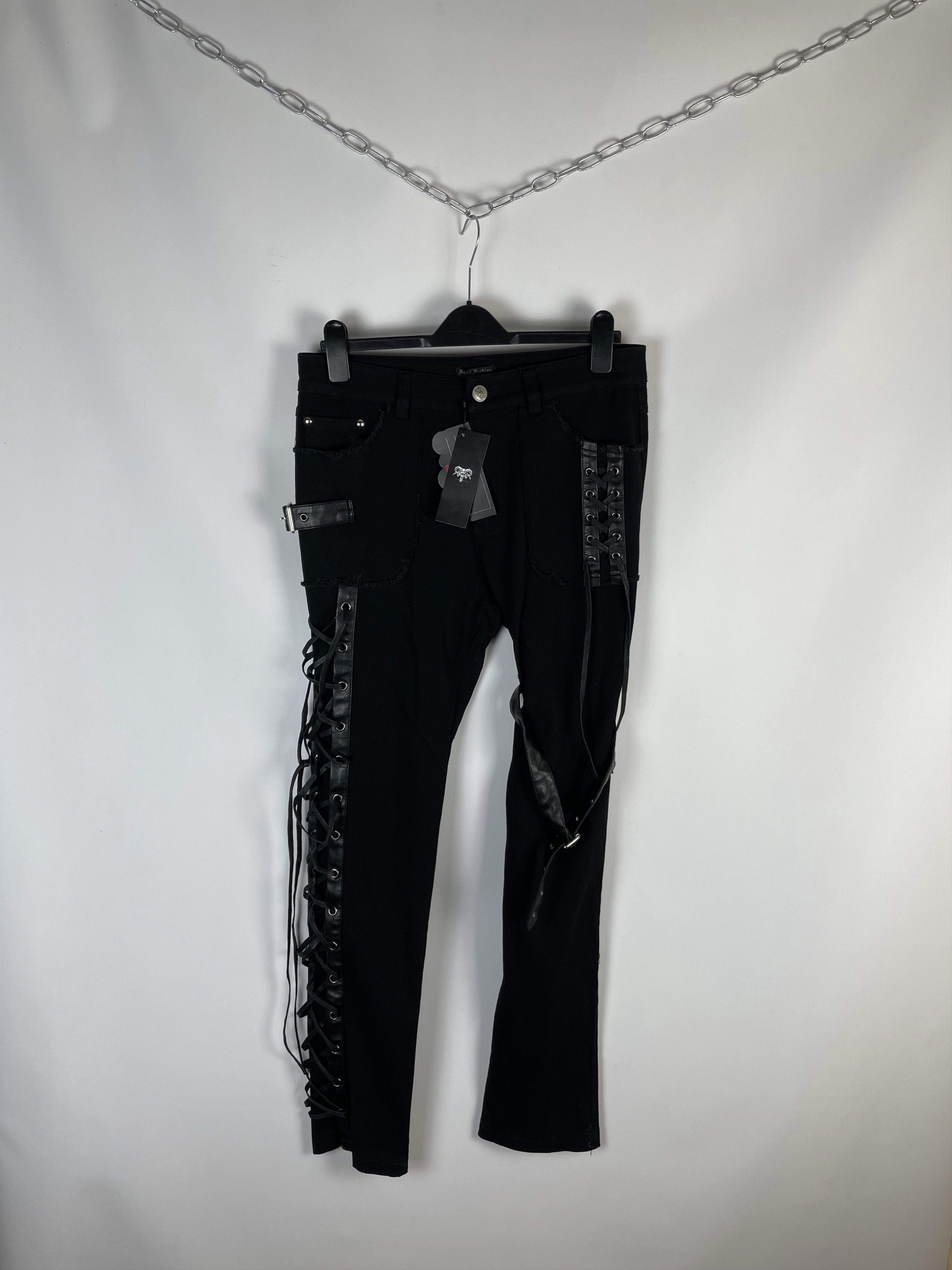 Devil Fashion Punk Bootcut Pants