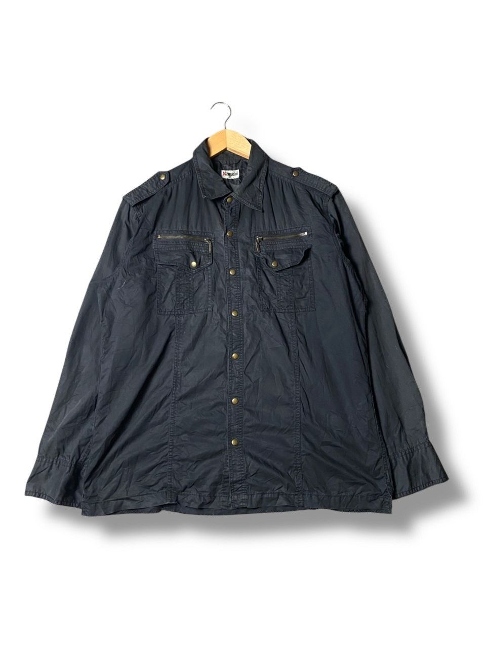 Japanese Brand Kansai Brand Light Jacket with Cargo Pockets (171) Size US L / EU 52-54 / 3 - 1 Thumbnail