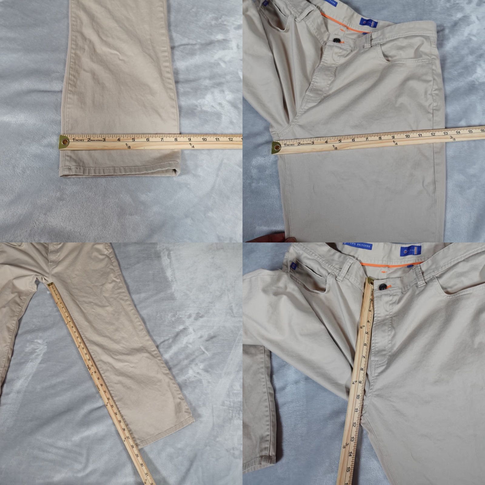 Vintage VINTAGE Stitch Golf Men’s 38x29 Straight Leg Khaki Pants Casual Fall Spring Summer 90s Mens Size US 38 / EU 54 - 8 Thumbnail
