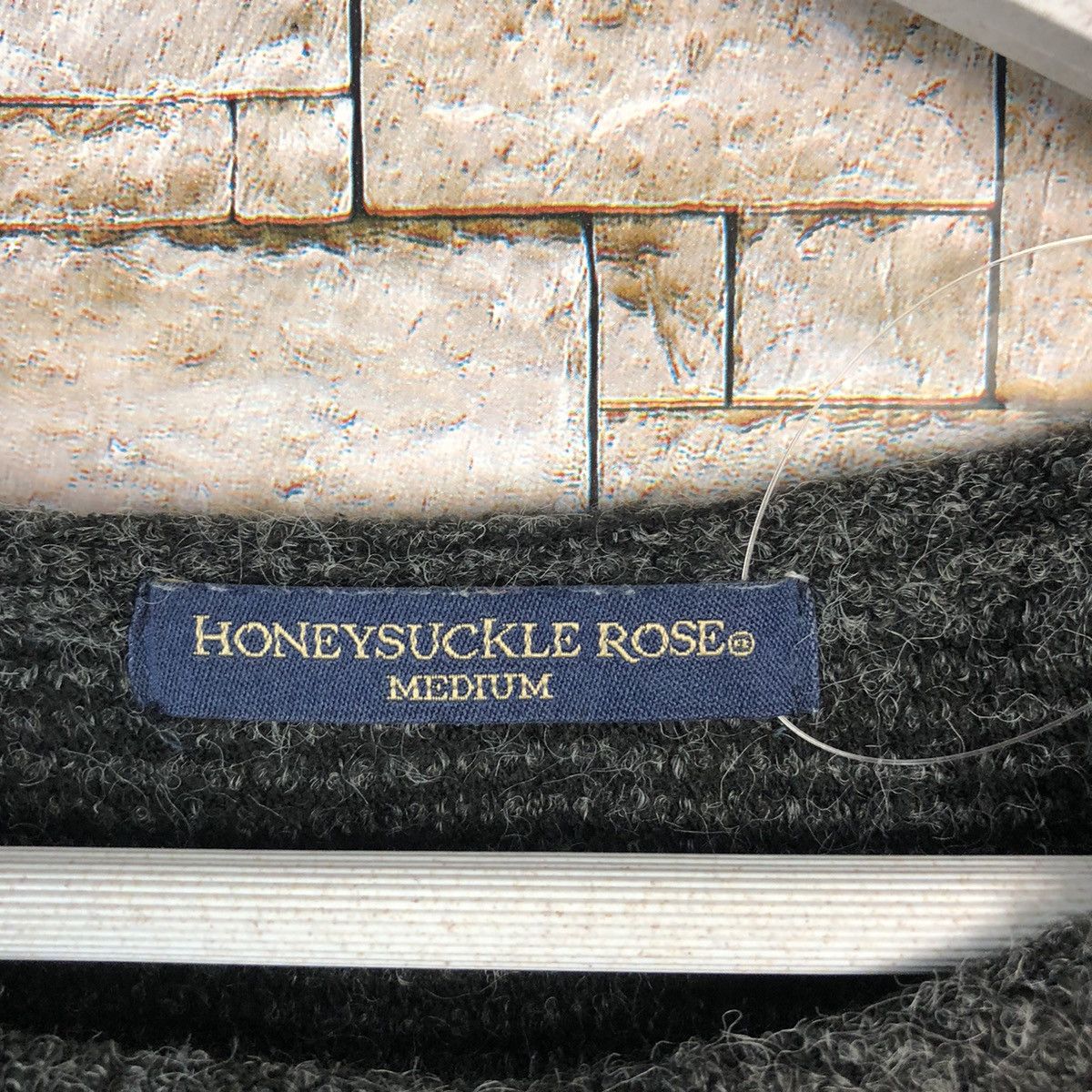 Homespun Knitwear × Japanese Brand Honey Suckle Rose Grey Knitwear #A1063 Size M / US 6-8 / IT 42-44 - 9 Thumbnail
