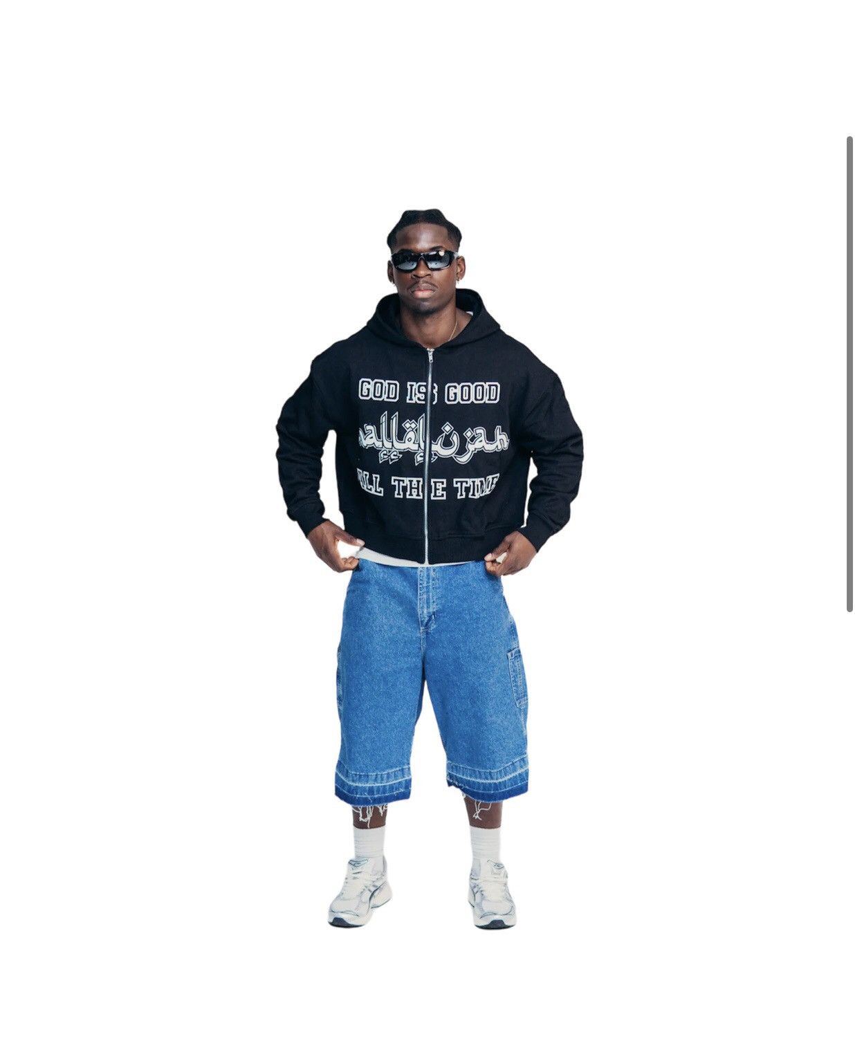 Rap Tees God Zip Hoodie Size US XXL / EU 58 / 5 - 11 Thumbnail