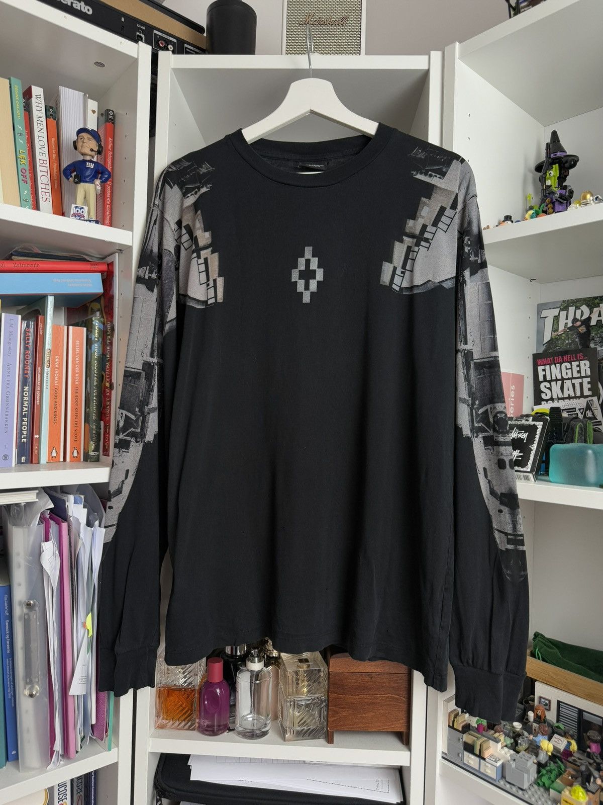 Designer × Marcelo Burlon Marcelo Burlon black printed longsleeve t-shirt XS designer Size US XS / EU 42 / 0 - 1 Thumbnail