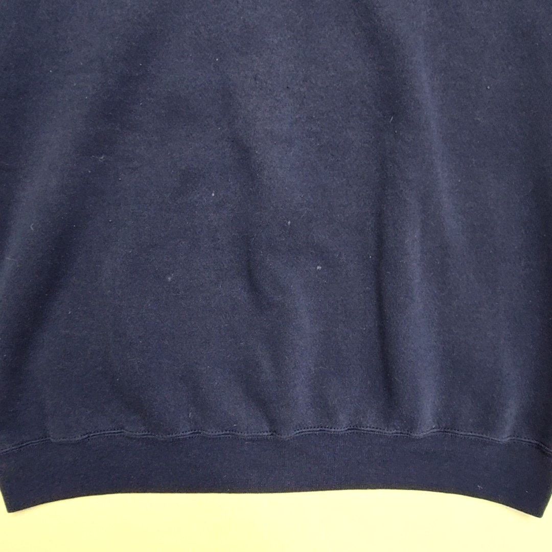 Tultex Vintage Blank Sweatshirt Navy Blue Tultex XL Crewneck 90s Size US XL / EU 56 / 4 - 2 Thumbnail