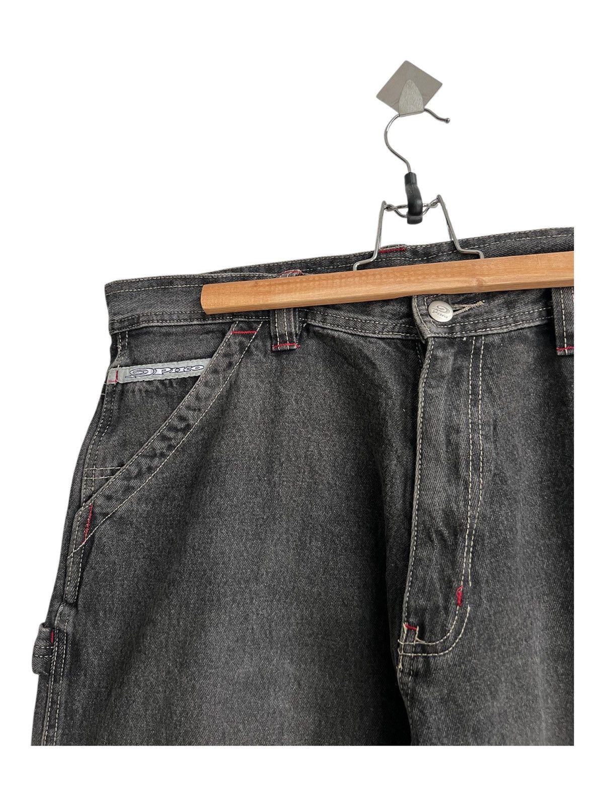 Ecko Unltd. × JNCO × Sean John Y2K JNCO Style Piko Super Baggy Carpenter Jeans Denim Size US 34 / EU 50 - 7 Thumbnail