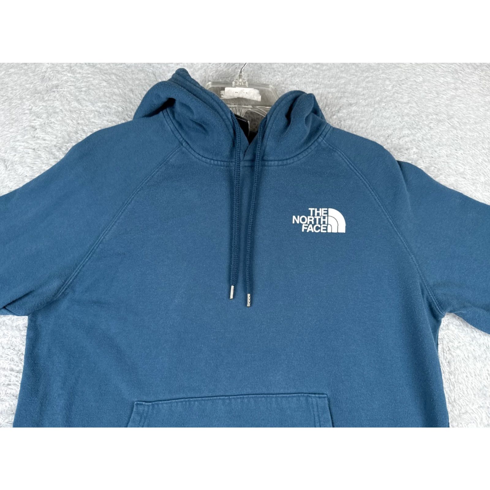The North Face The North Face Hoodie Women L Blue Pullover Jersey Cotton Fabric Logo Casual Activewear Size L / US 10 / IT 46 - 4 Thumbnail