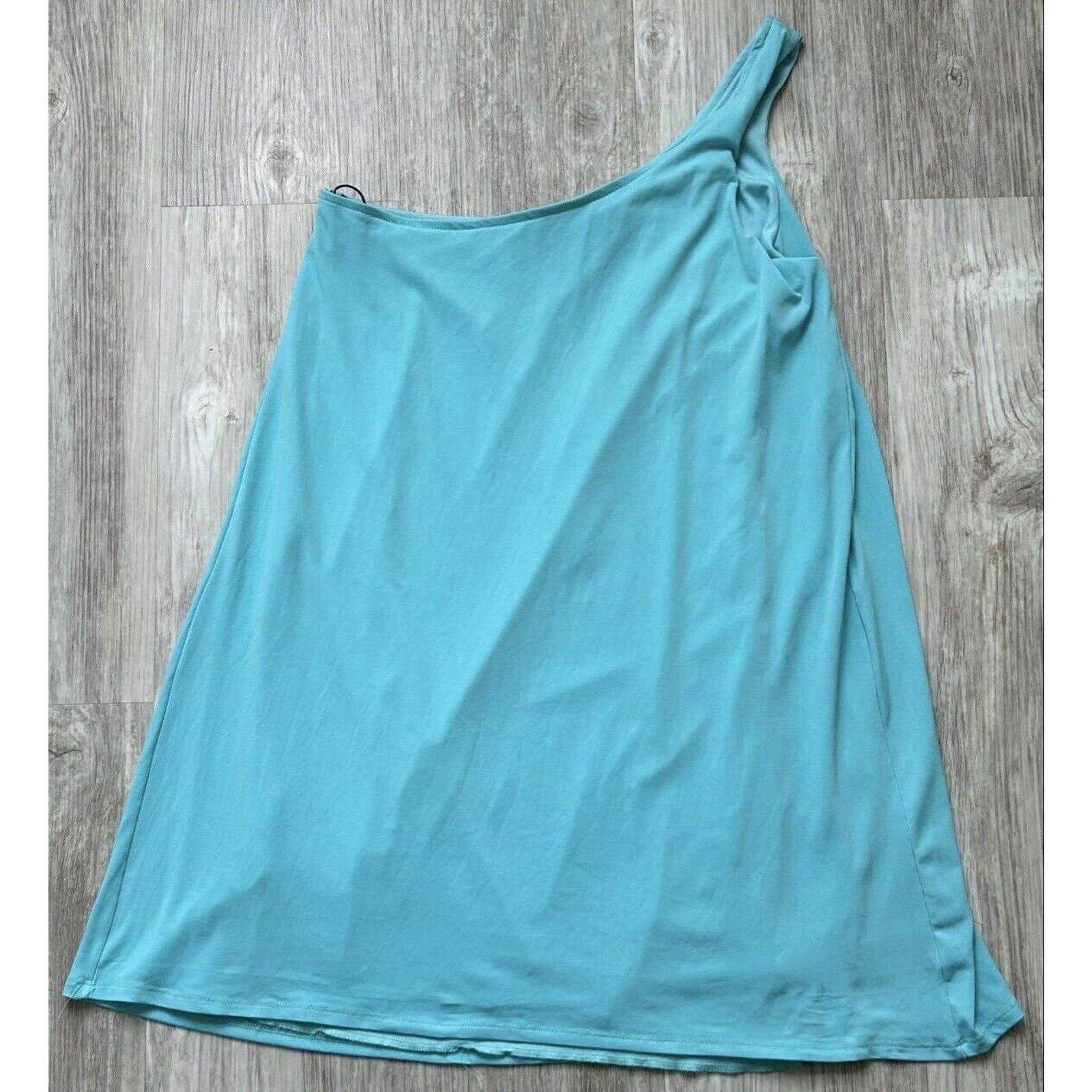 Other Judith March | One Shoulder Asymmetrical Mini Dress | Large Size L / US 10 / IT 46 - 2 Thumbnail