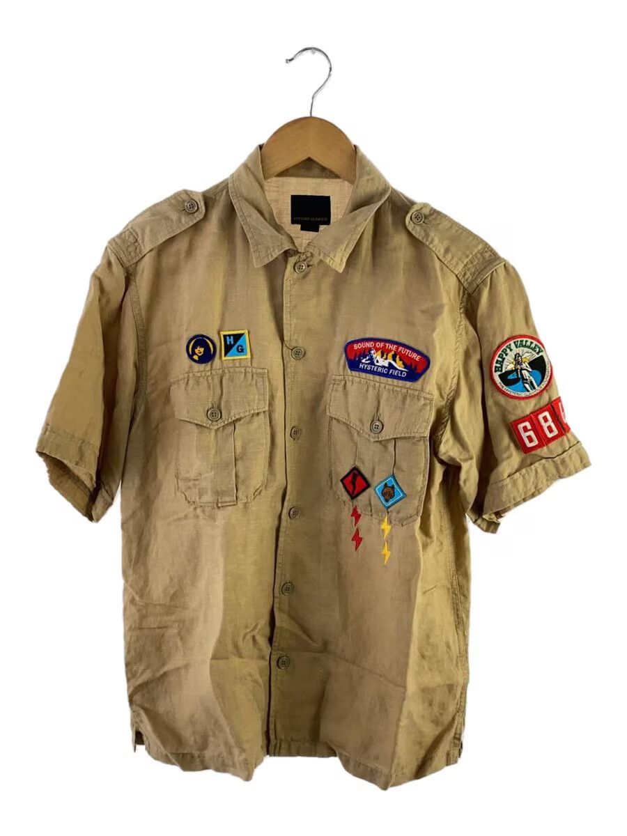 Hysteric Glamour Patch Short Sleeve Linen Button Shirt Size US M / EU 48-50 / 2 - 1 Thumbnail