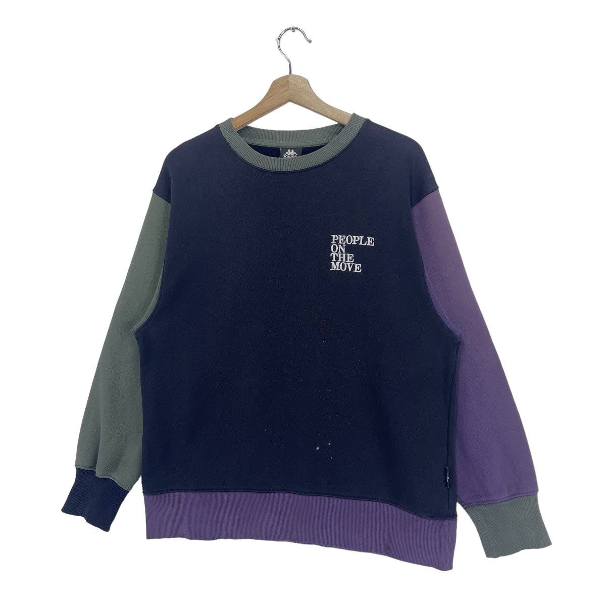 Kappa × Vintage Vintage Kappa Colourblock Sweatshirt Size US M / EU 48-50 / 2 - 4 Thumbnail