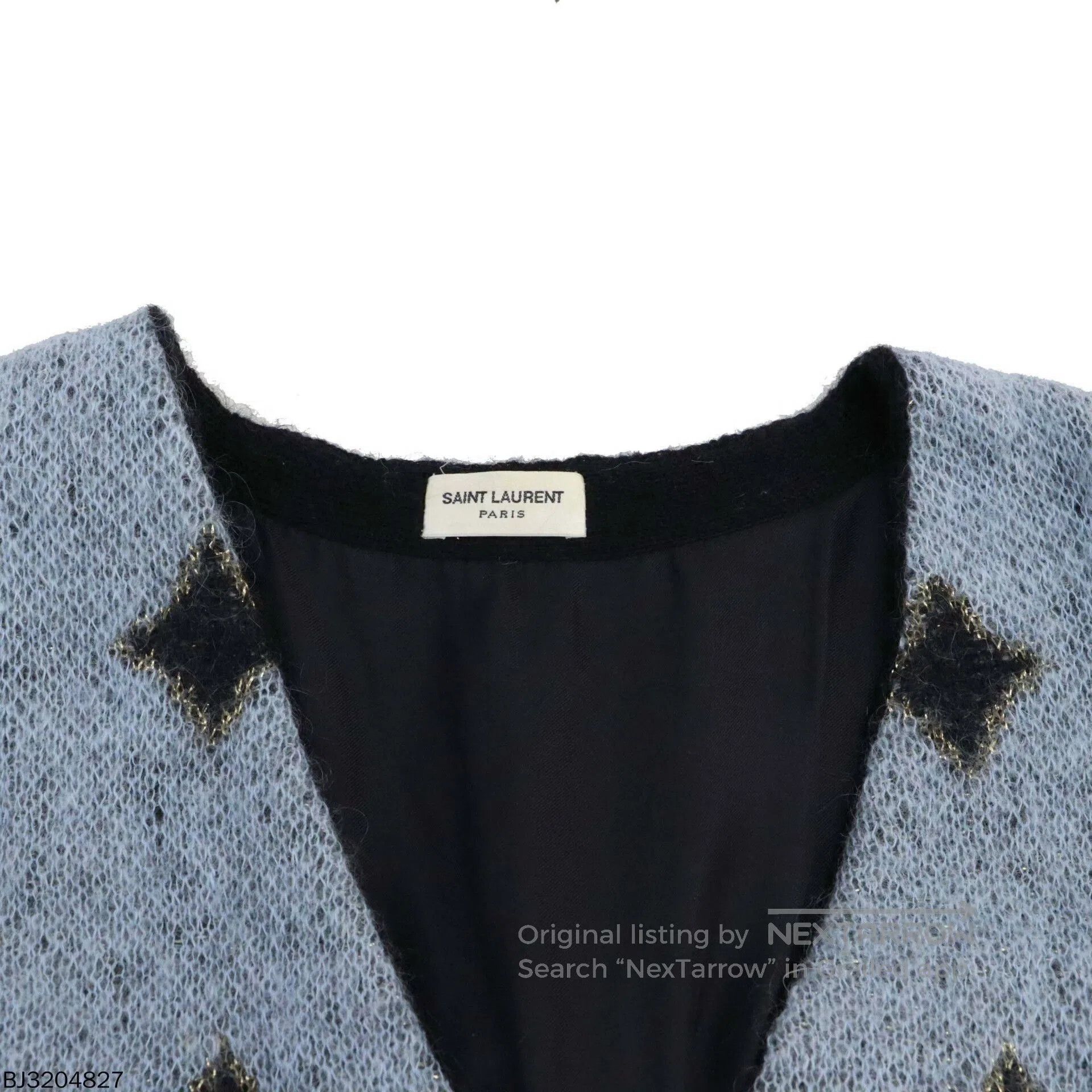 Saint Laurent Paris star pattern knitted cardigan from saint laurent. Size US S / EU 44-46 / 1 - 4 Thumbnail