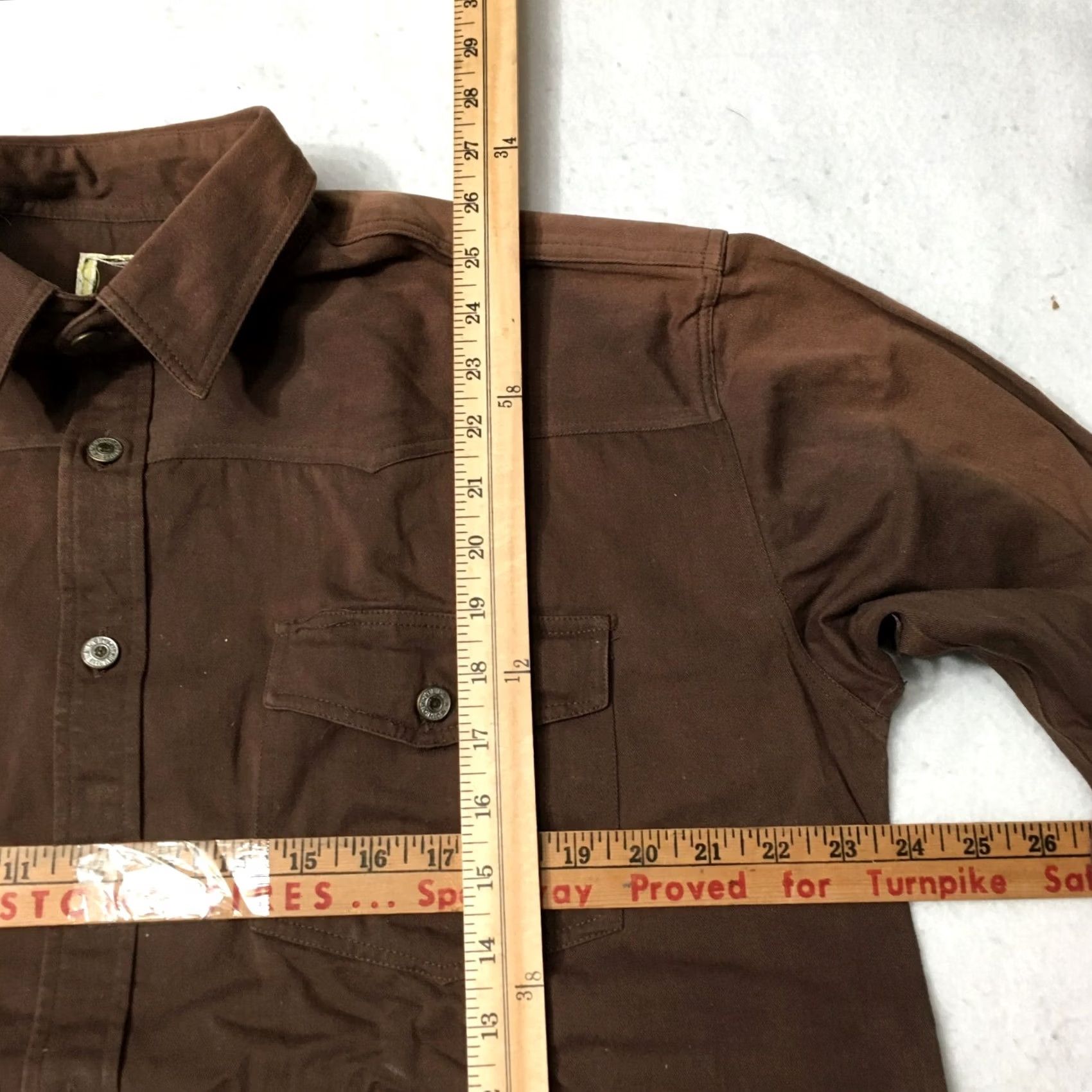 Anchor Blue VINTAGE Anchor Blue Shirt Mens M Red Workwear Button Down brown Size US M / EU 48-50 / 2 - 4 Thumbnail