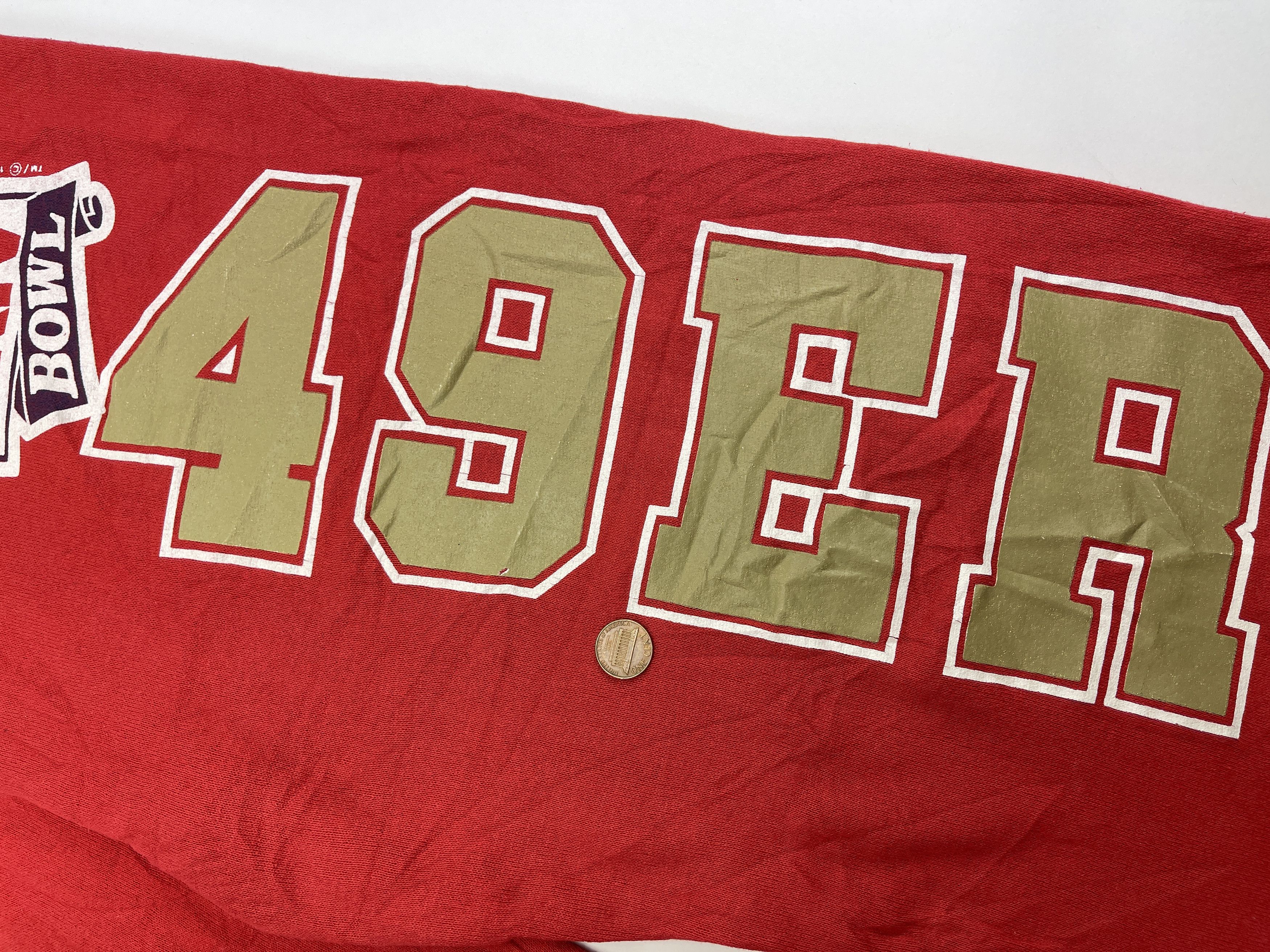 American Trench × NFL NFL San Francisco 49ers pants, 1989, Trench, vintage, 80s M Size US 32 / EU 48 - 10 Thumbnail