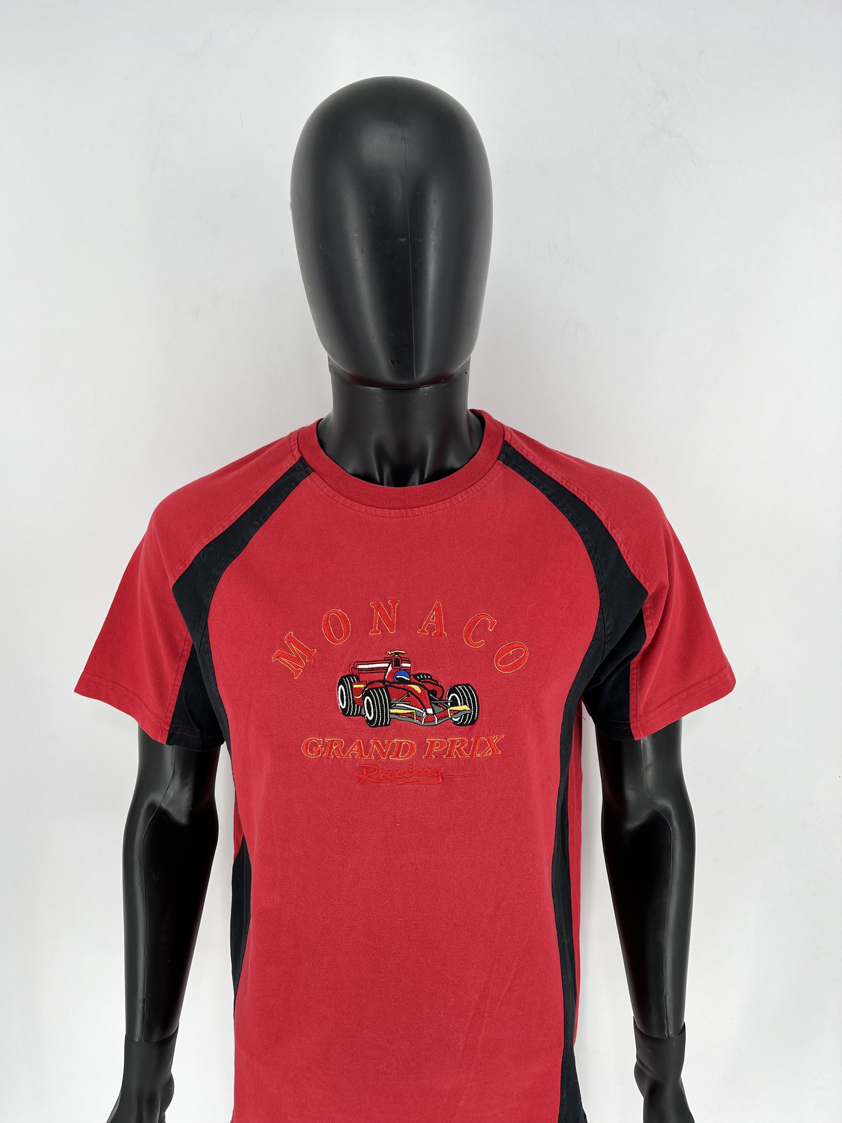 Formula 1 Vintage 90s Grand Prix Monaco Racing F1 Tee T-shirt Size US L / EU 52-54 / 3 - 5 Thumbnail